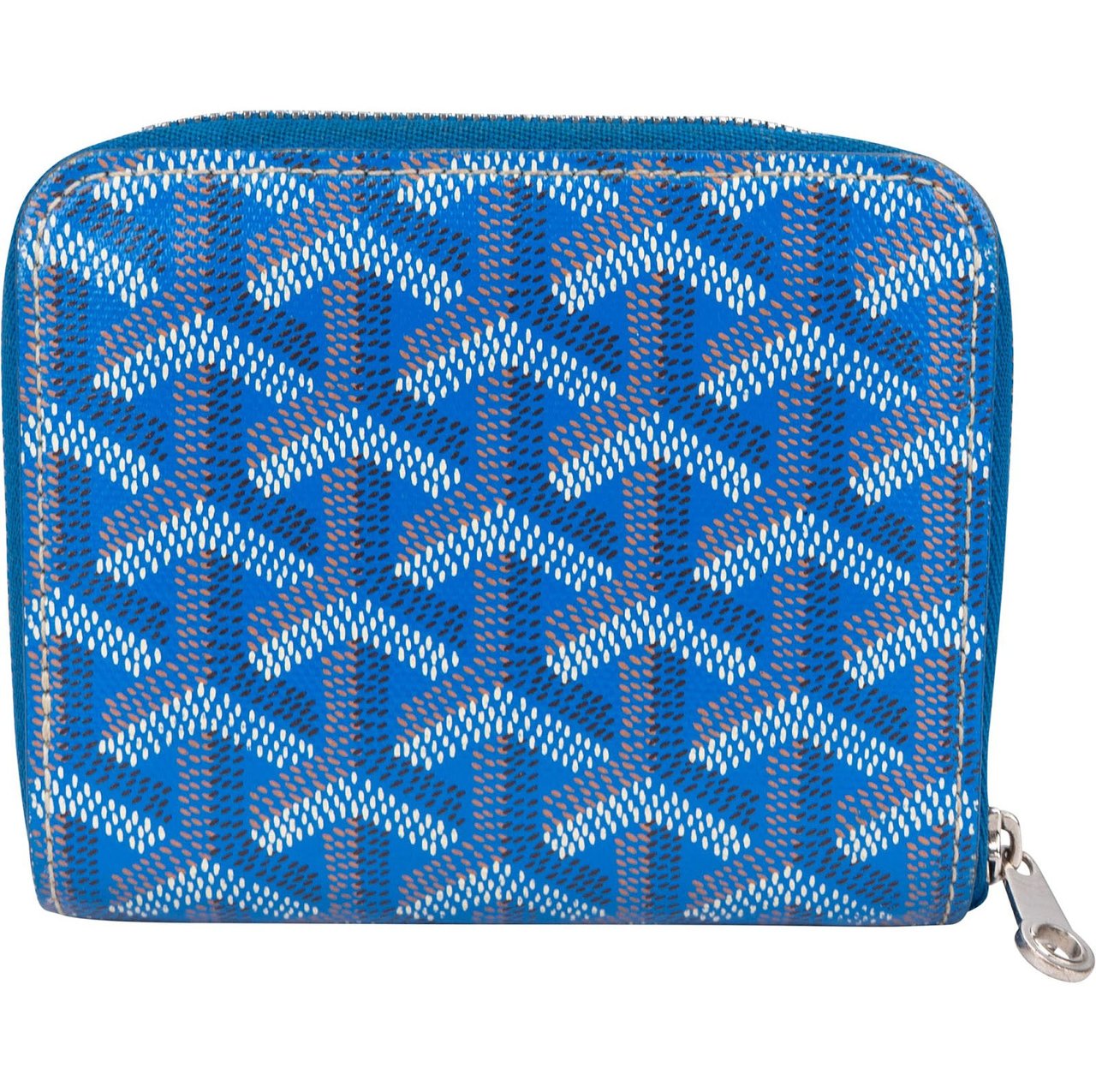 Goyard Goyardine Monogram Matignon PM Wallet Blauw
