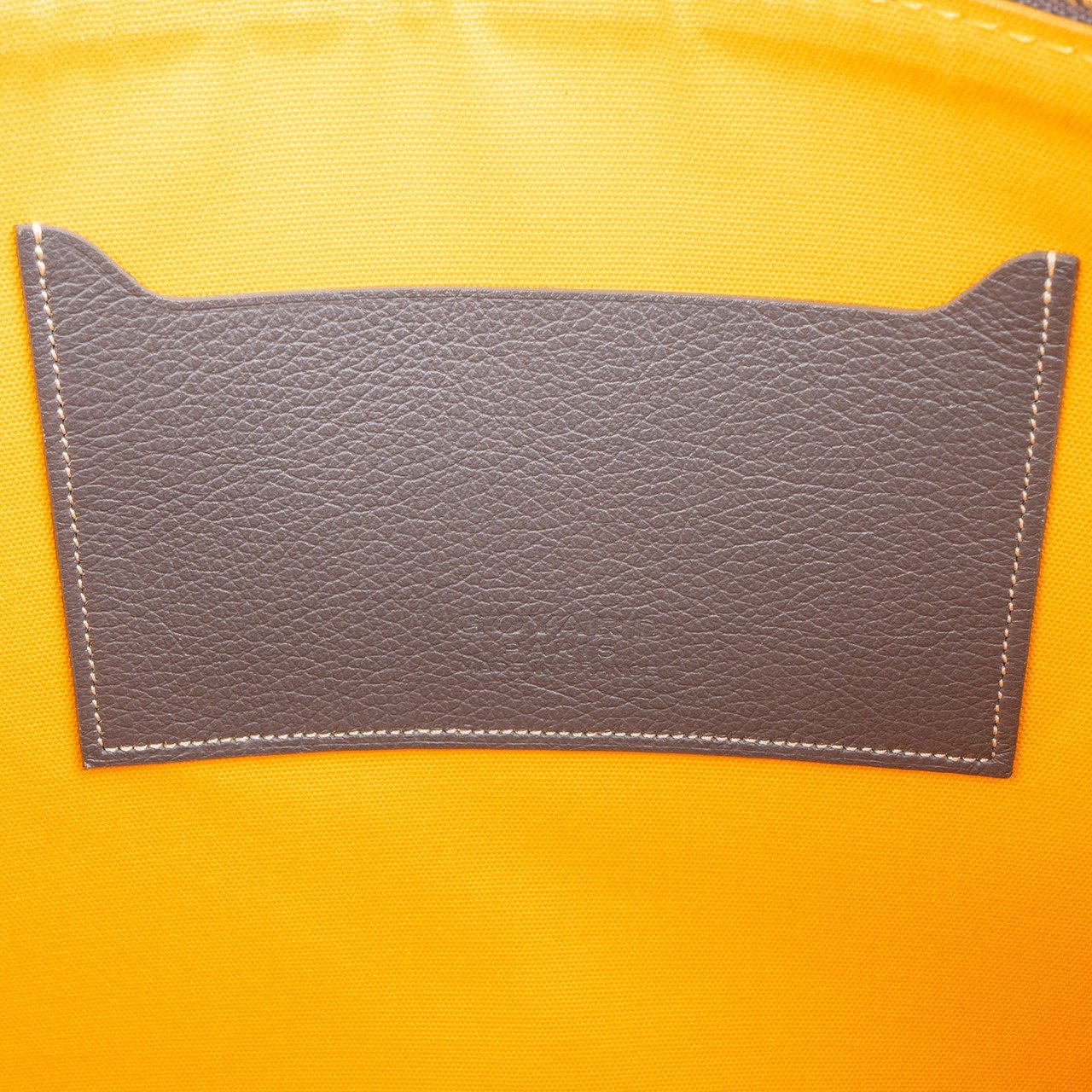 Goyard Goyardine Monogram Senat MM Clutch Donkergrijs