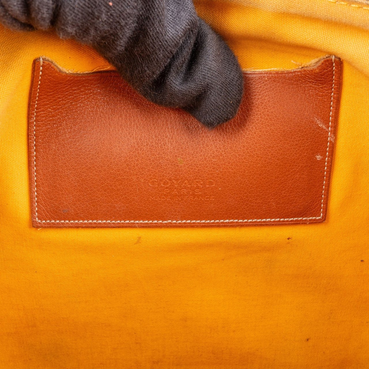 Goyard Goyardine Monogram Senat PM Clutch Zwart