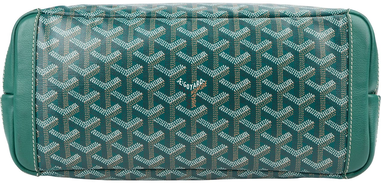 Goyard Goyardine Monogram Artois PM Shoulder Bag Groen