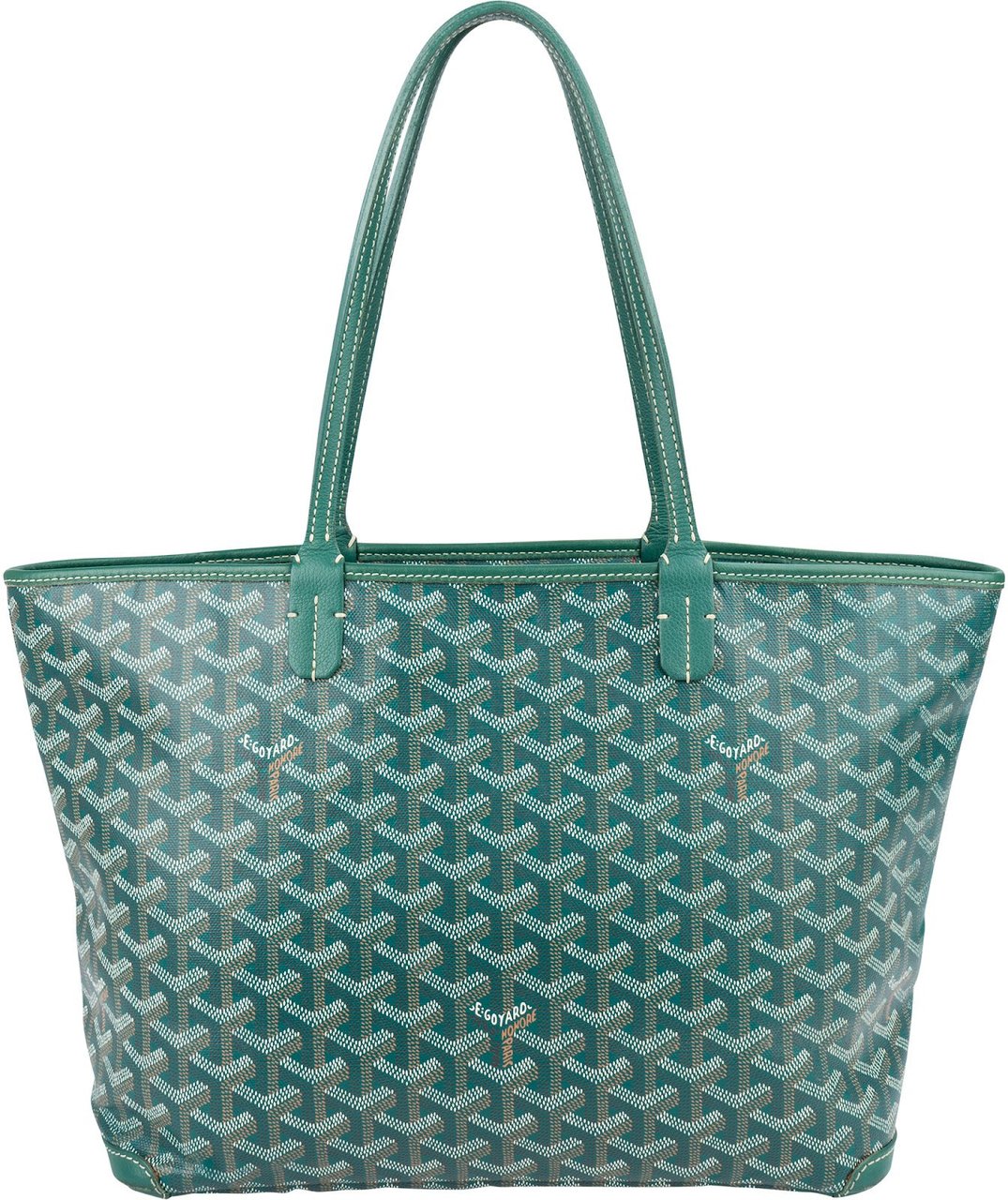 Goyard Goyardine Monogram Artois PM Shoulder Bag Groen