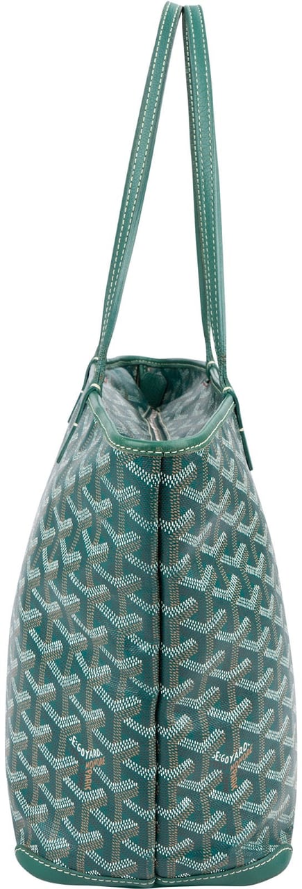 Goyard Goyardine Monogram Artois PM Shoulder Bag Groen