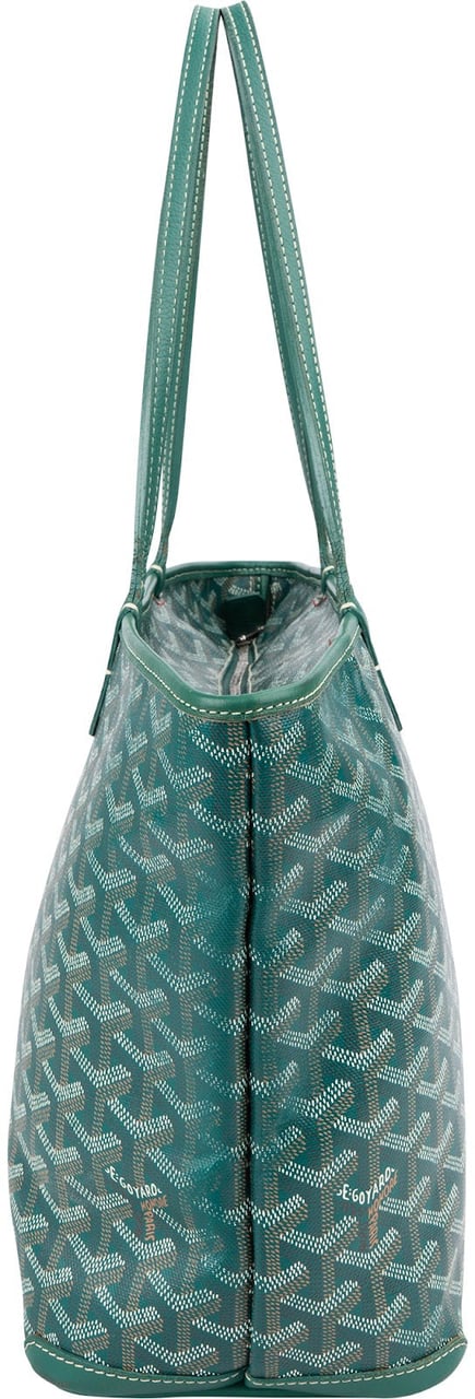 Goyard Goyardine Monogram Artois PM Shoulder Bag Groen