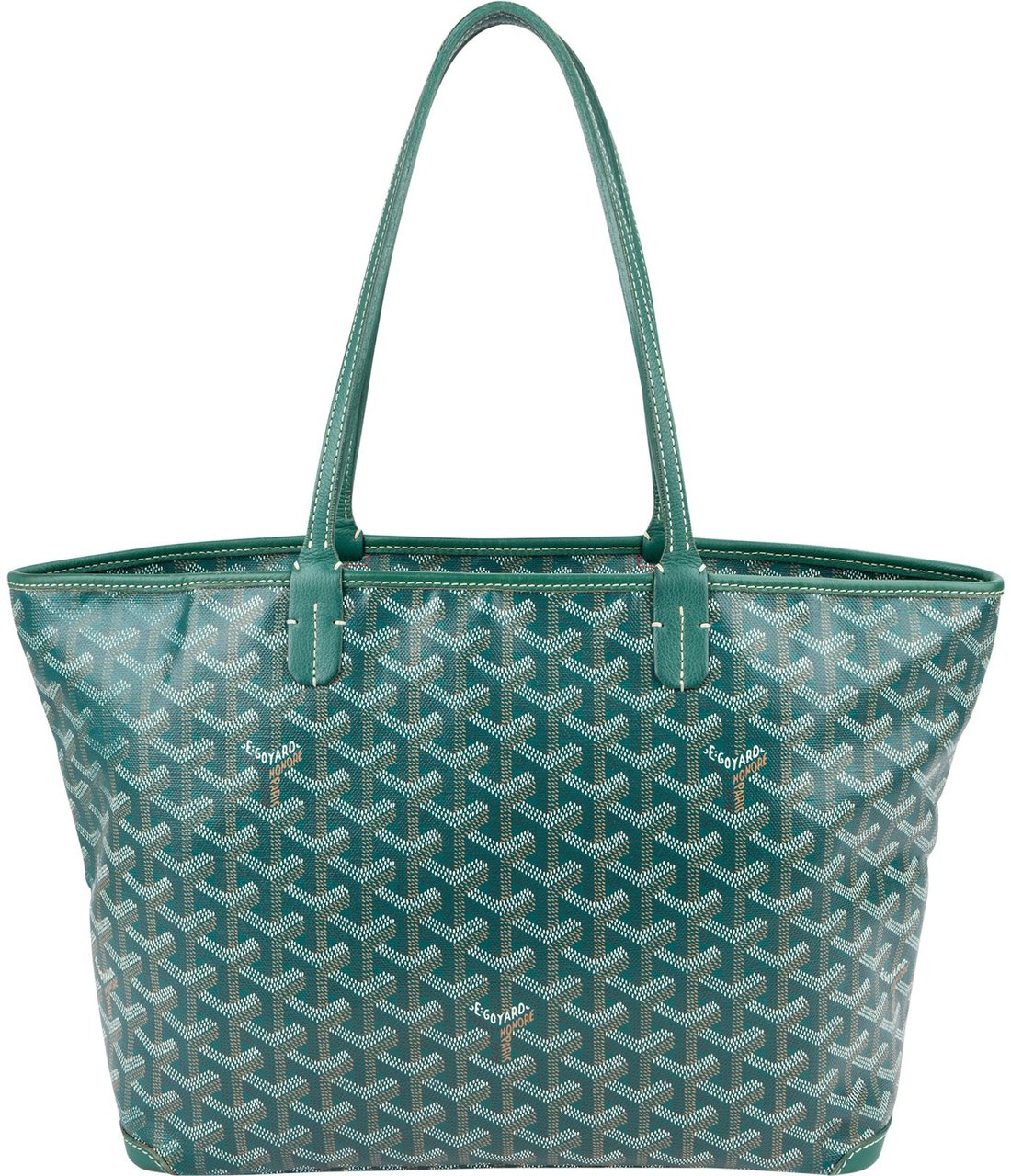 Goyard Goyardine Monogram Artois PM Shoulder Bag Groen