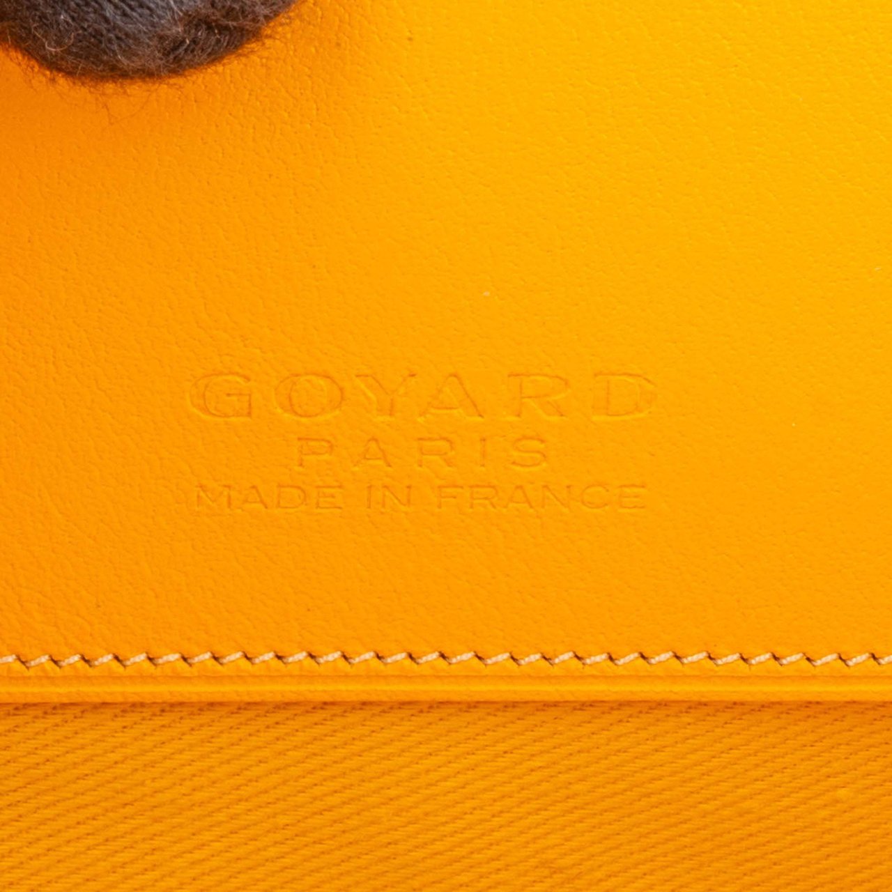 Goyard Goyard Yellow Goyardine Senat MM Clutch Divers