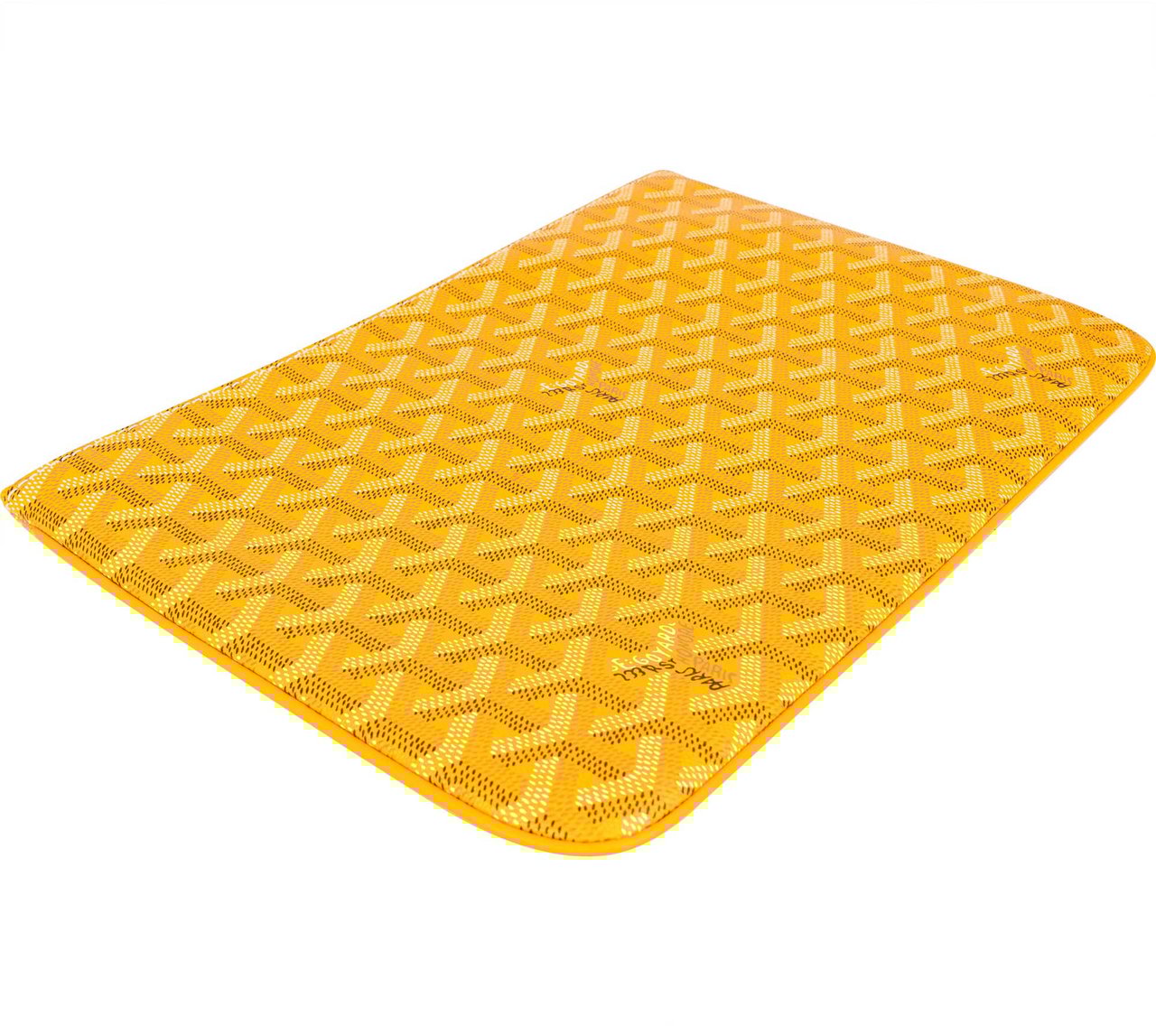 Goyard Goyard Yellow Goyardine Senat MM Clutch Divers