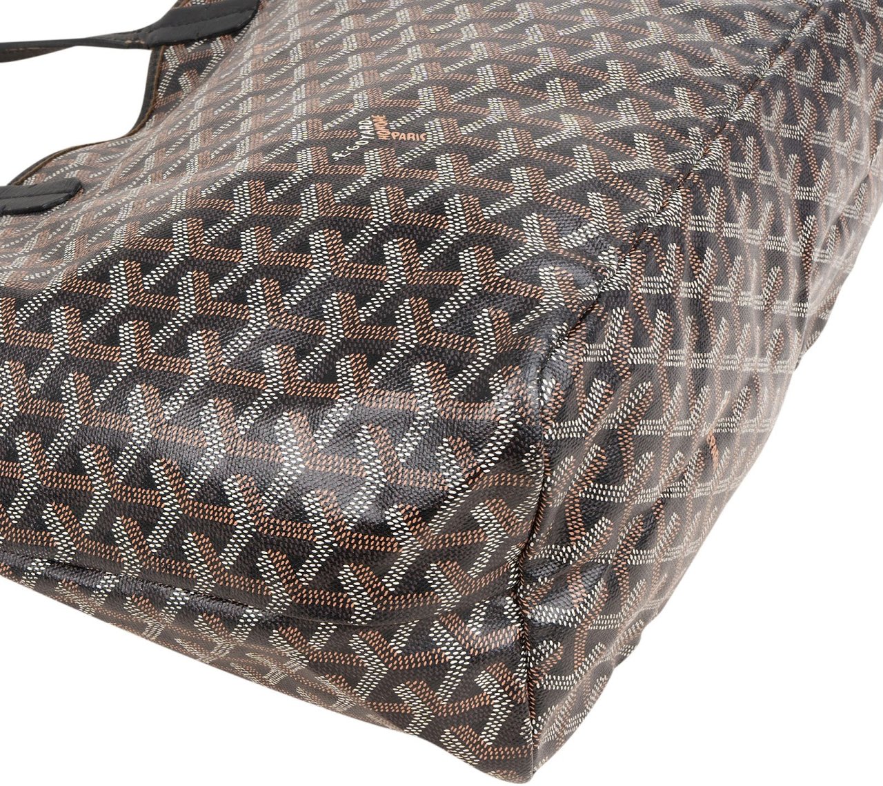 Goyard Goyardine Monogram Saint Louis PM Shoulder Bag Zwart