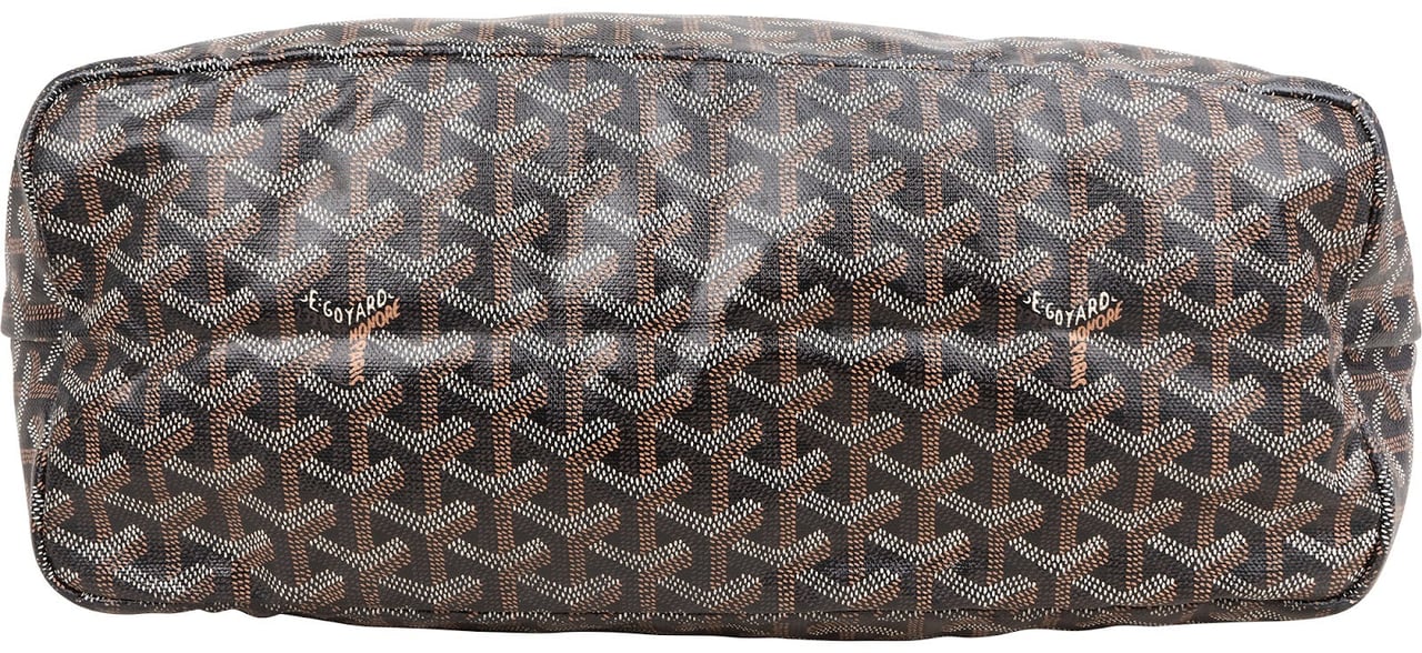 Goyard Goyardine Monogram Saint Louis PM Shoulder Bag Zwart