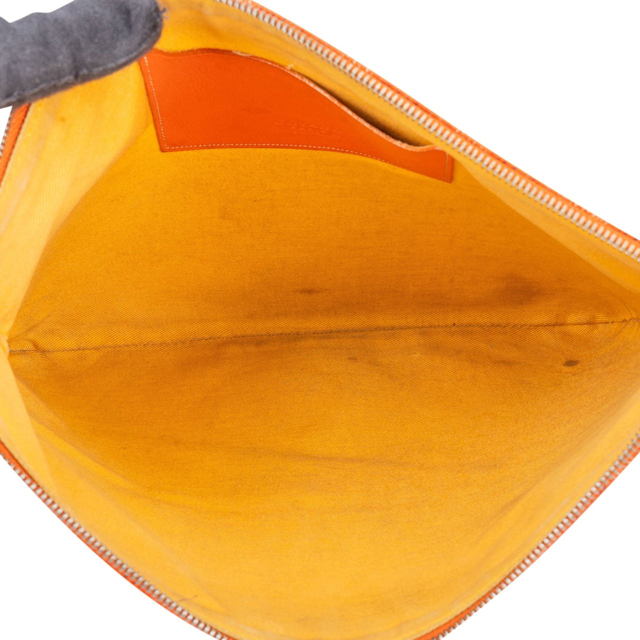 Goyard Goyard Orange Goyardine Monogram Clutch Divers