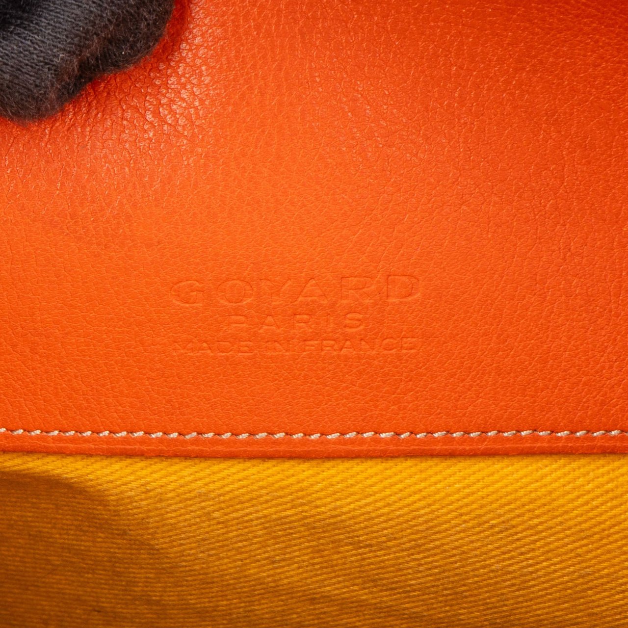 Goyard Goyard Orange Goyardine Monogram Clutch Divers