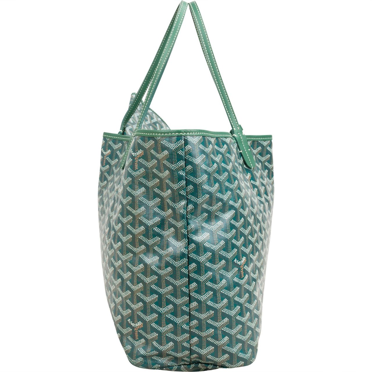 Goyard Goyardine Monogram St. Louis PM Shoulder Bag Groen