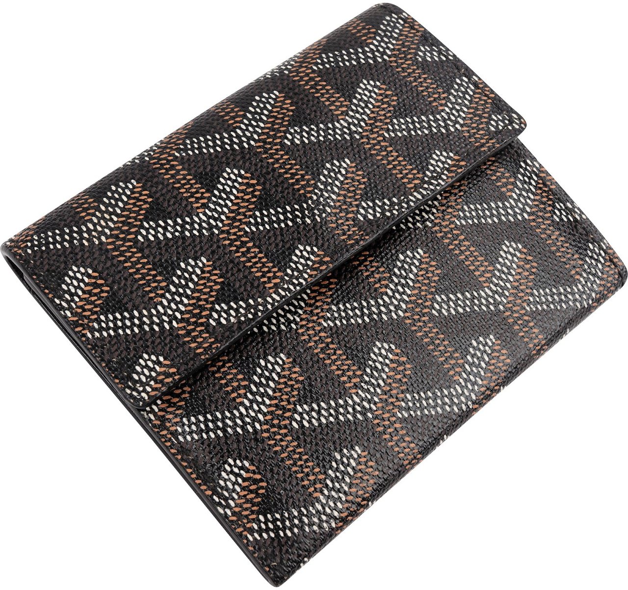 Goyard Goyardine Monogram Marigny Mini Wallet Zwart