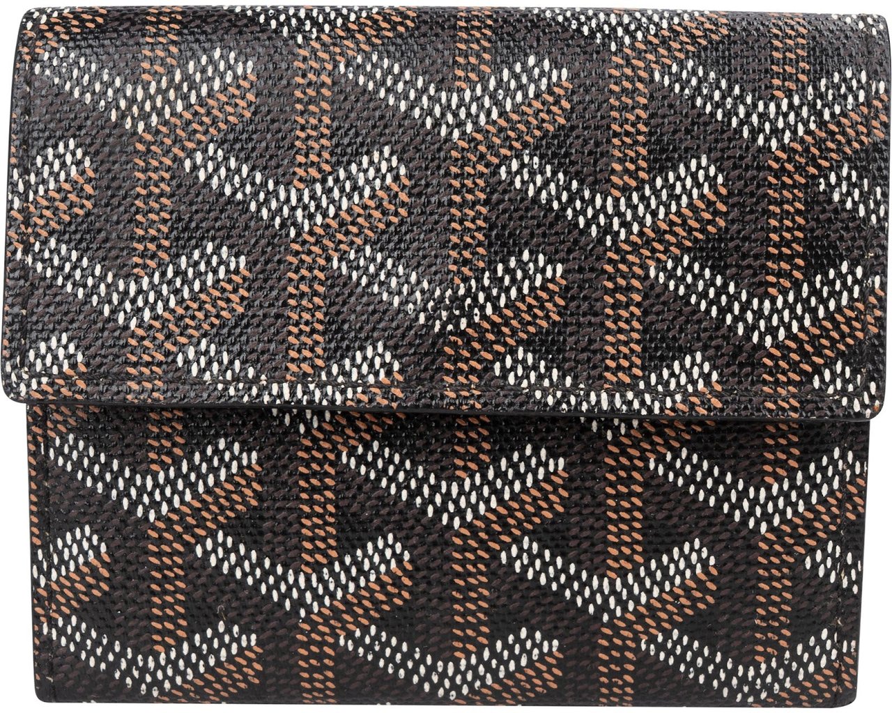 Goyard Goyardine Monogram Marigny Mini Wallet Zwart