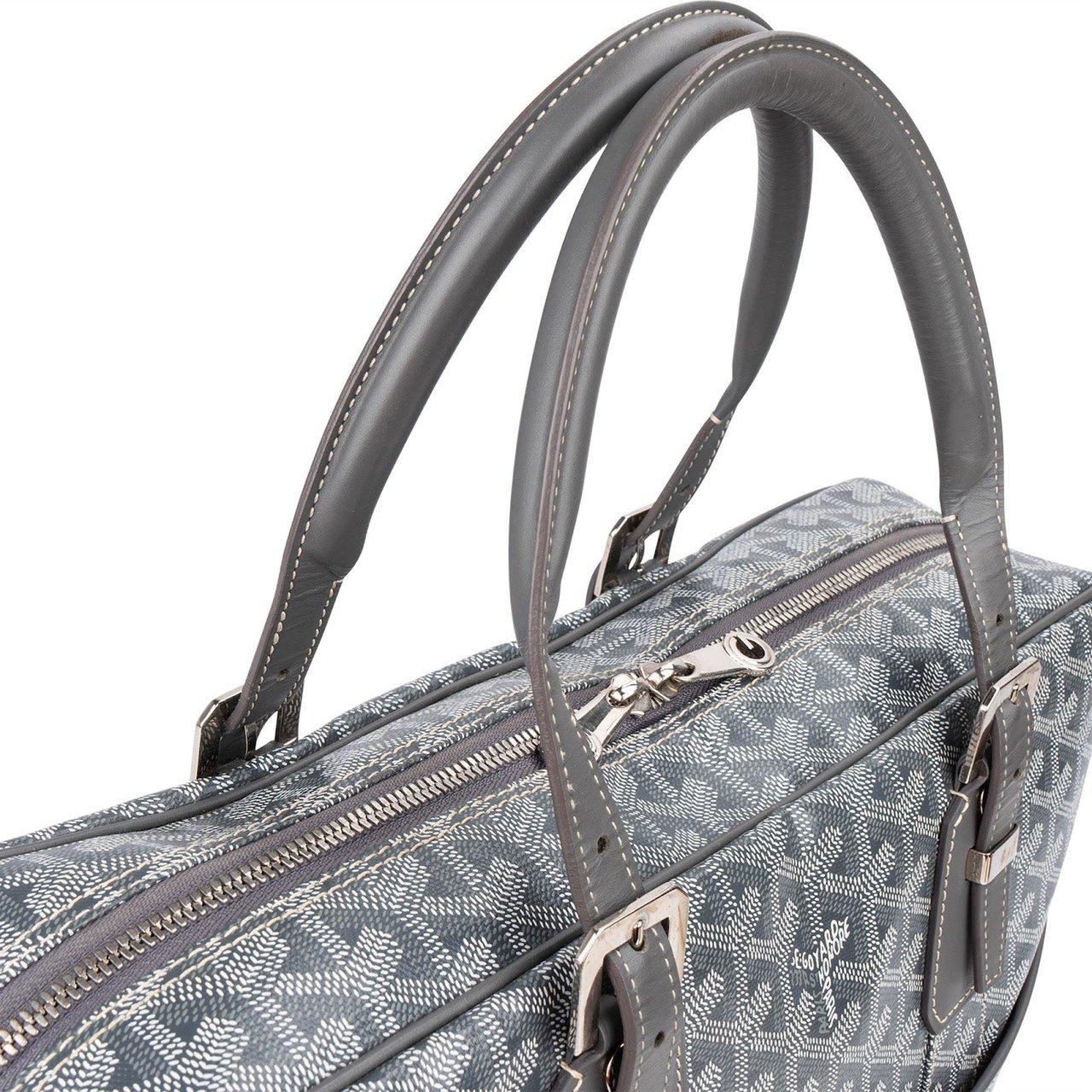 Goyard Monogram Goyardine Ambassador Business Handbag Donkergrijs