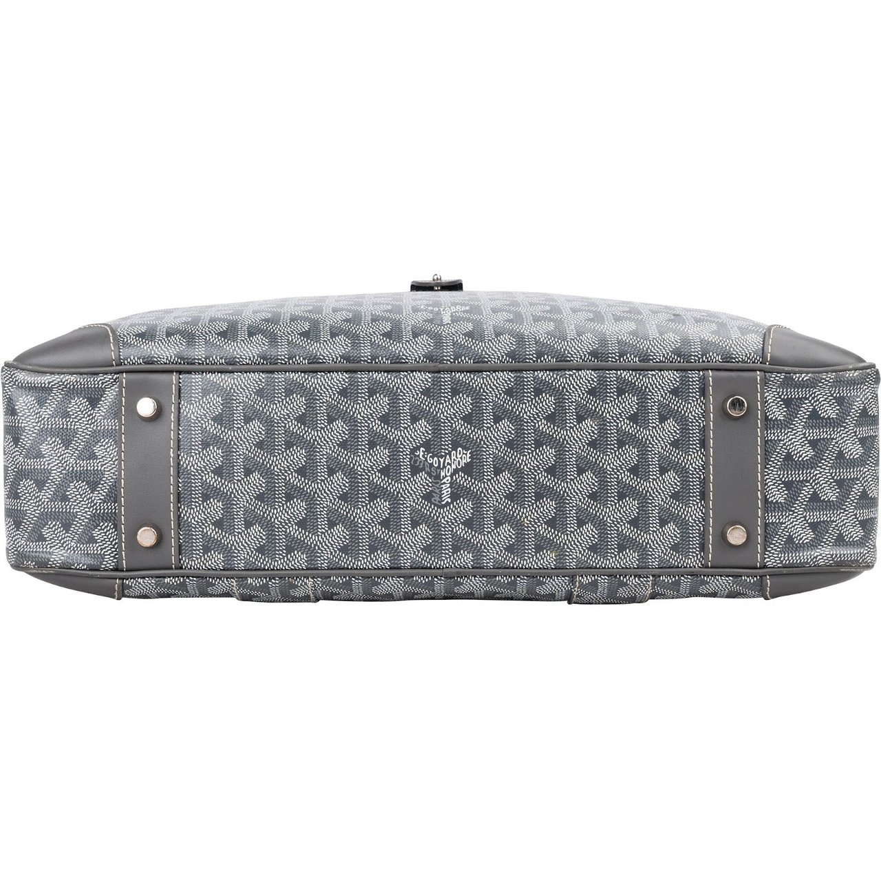 Goyard Monogram Goyardine Ambassador Business Handbag Donkergrijs