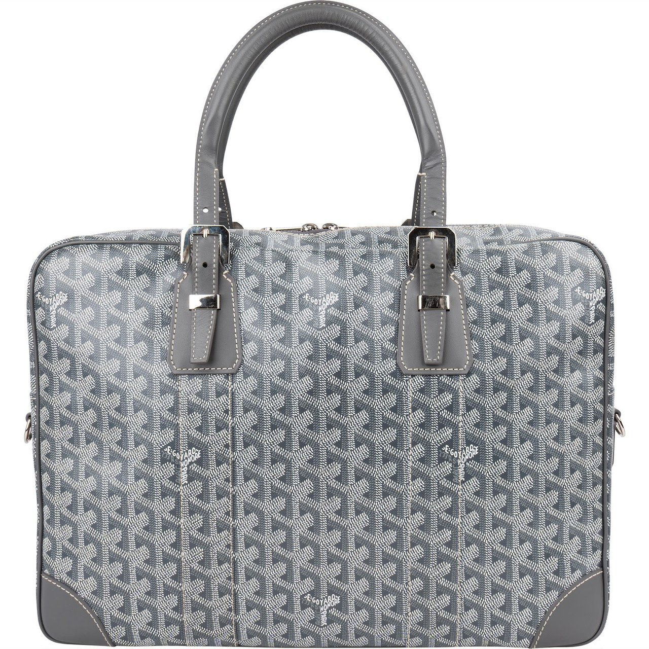 Goyard Monogram Goyardine Ambassador Business Handbag Donkergrijs