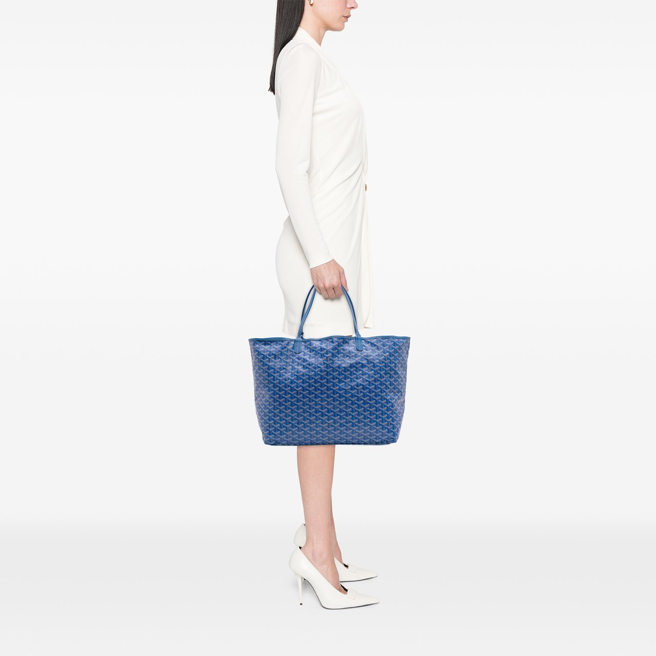 Goyard Goyardine Saint Louis GM Blauw