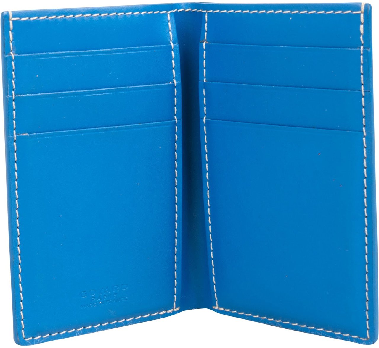 Goyard Goyardine Monogram Grenelle Star Card Holder Blauw