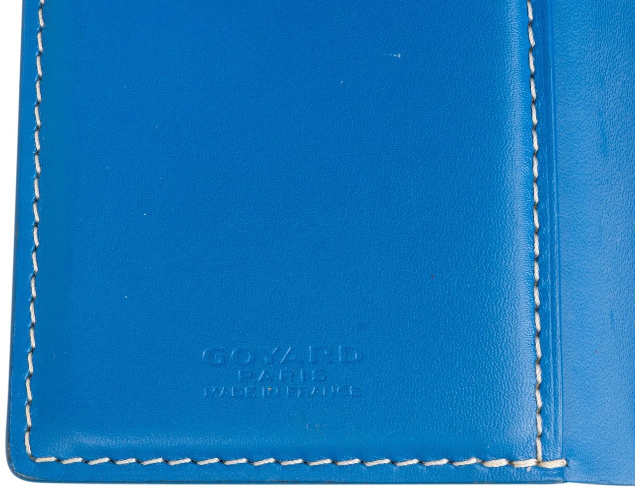 Goyard Goyardine Monogram Grenelle Star Card Holder Blauw