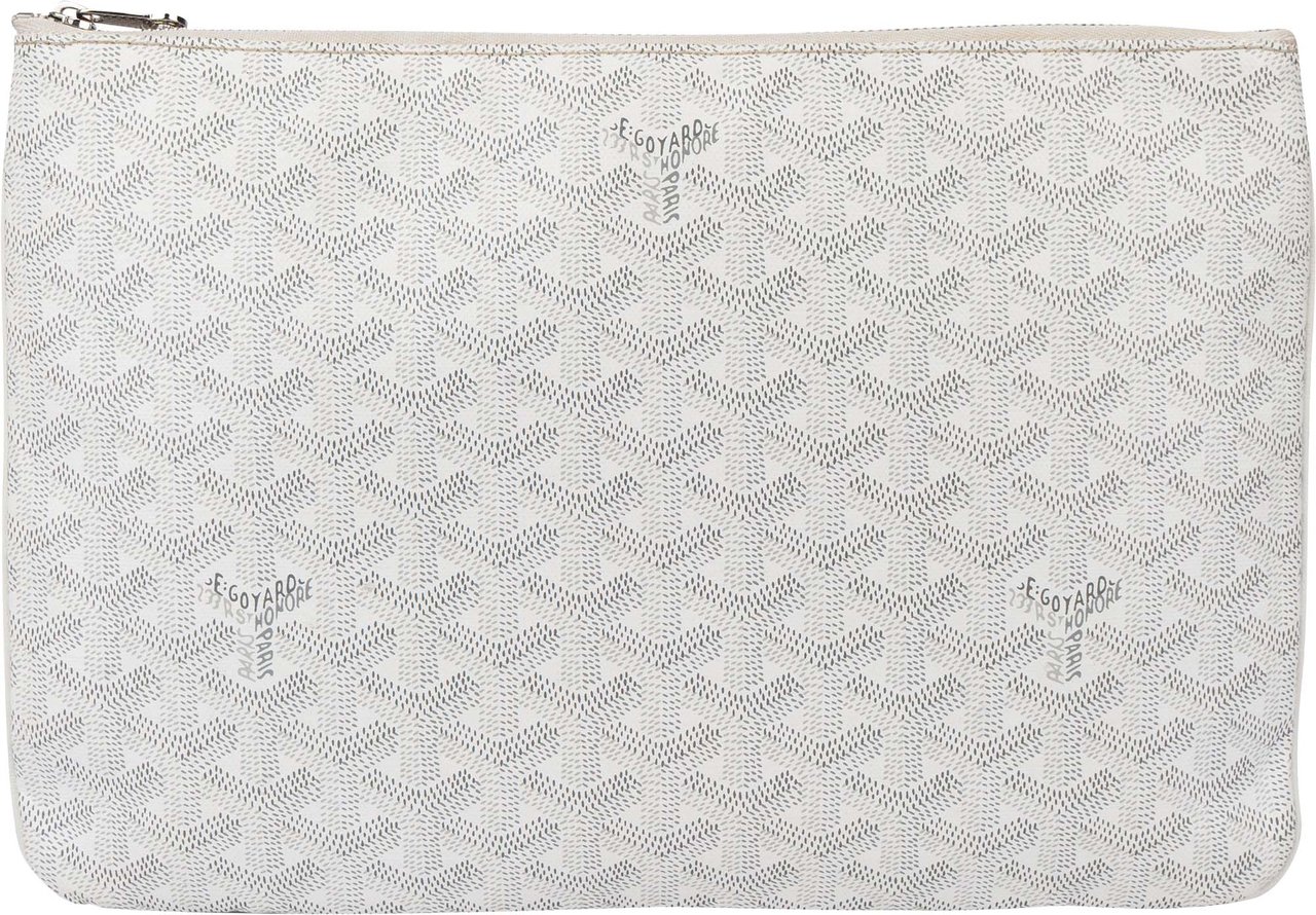Goyard Goyard Goyardine Senat PM Clutch Wit