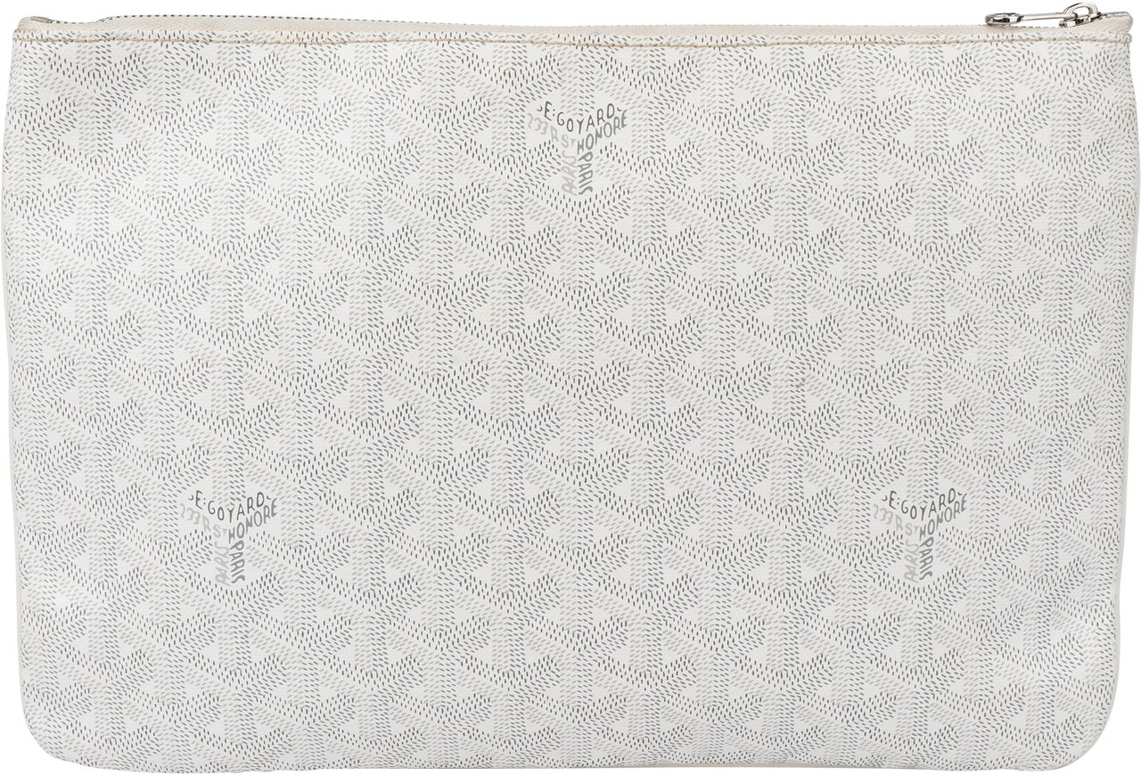 Goyard Goyard Goyardine Senat PM Clutch Wit