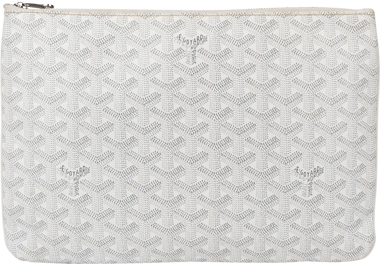 Goyard Goyard Goyardine Senat PM Clutch Wit