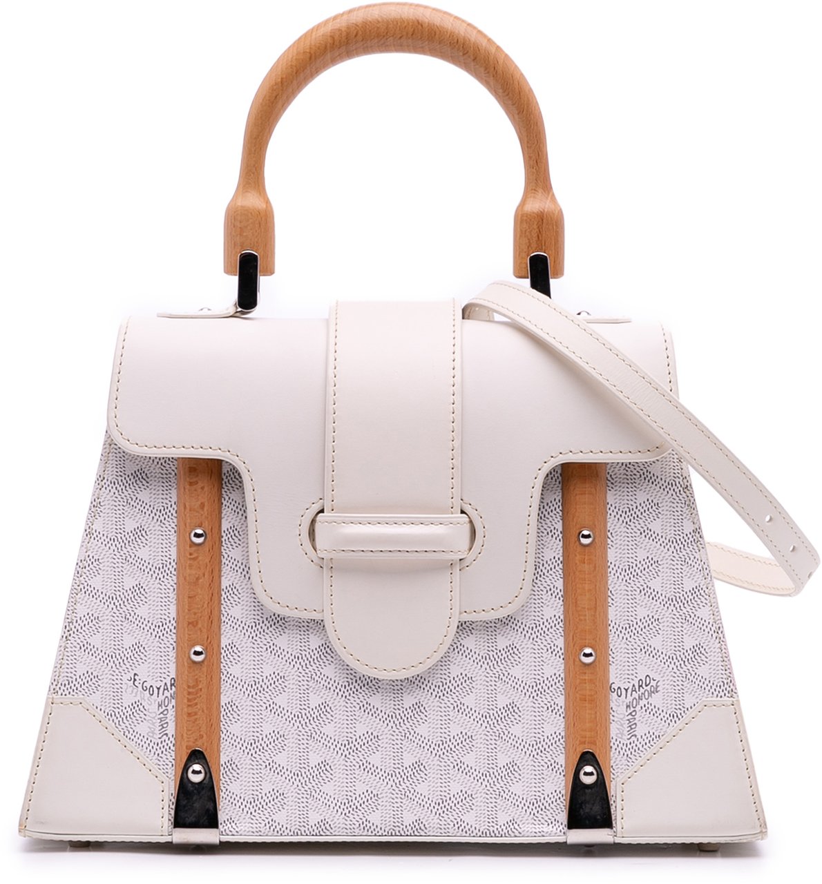 Goyard Goyardine Saigon Structured PM Wit