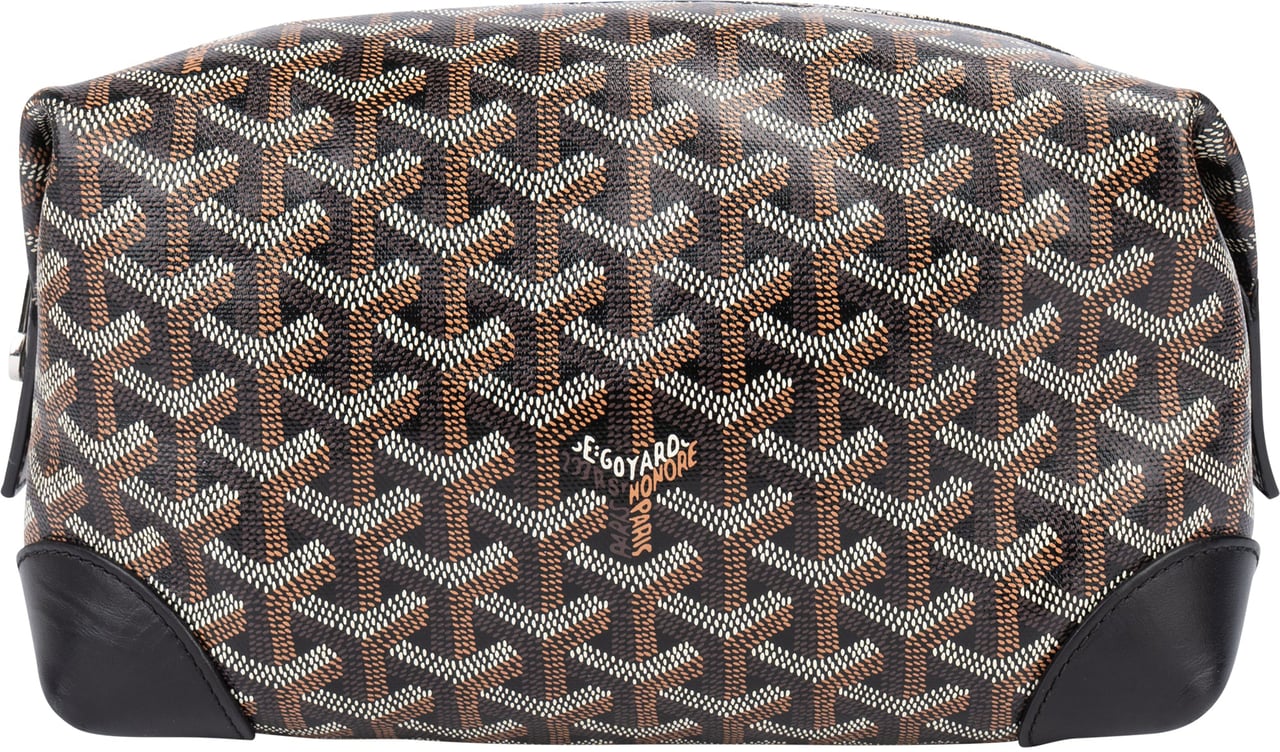 Goyard Goyard Goyardine Monogram Boeing 25 Toiletry Bag Zwart