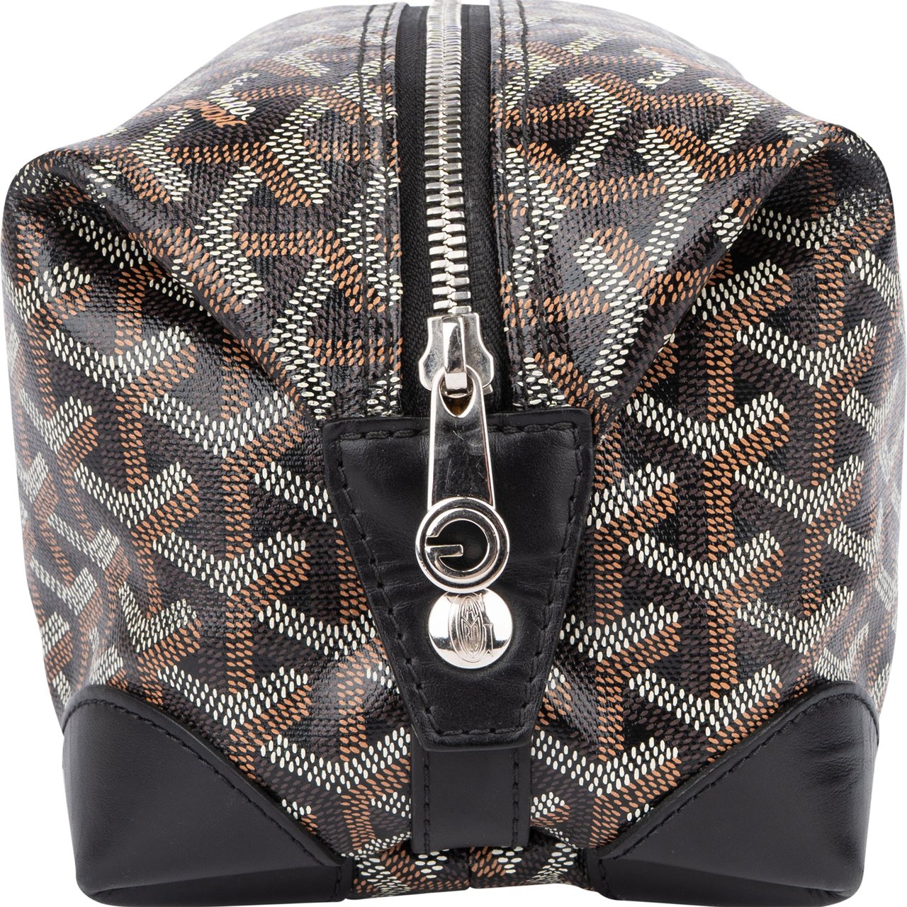 Goyard Goyard Goyardine Monogram Boeing 25 Toiletry Bag Zwart