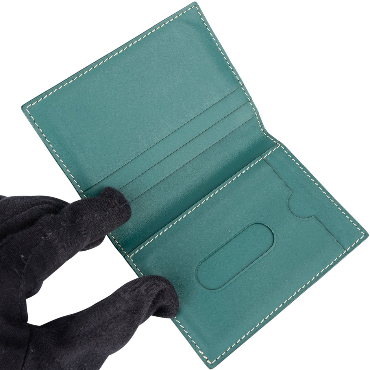 Goyard Goyard Green Goyardine Monogram Cardholder Groen