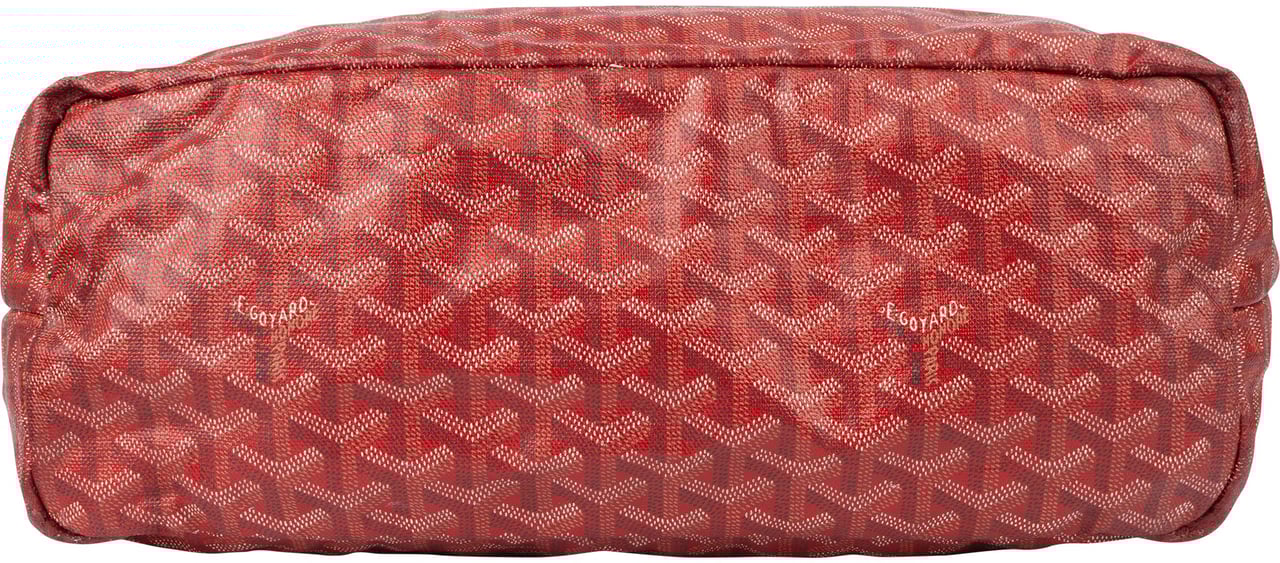 Goyard Goyard Red Goyardine Monogram Saint Louis PM Handbag Rood