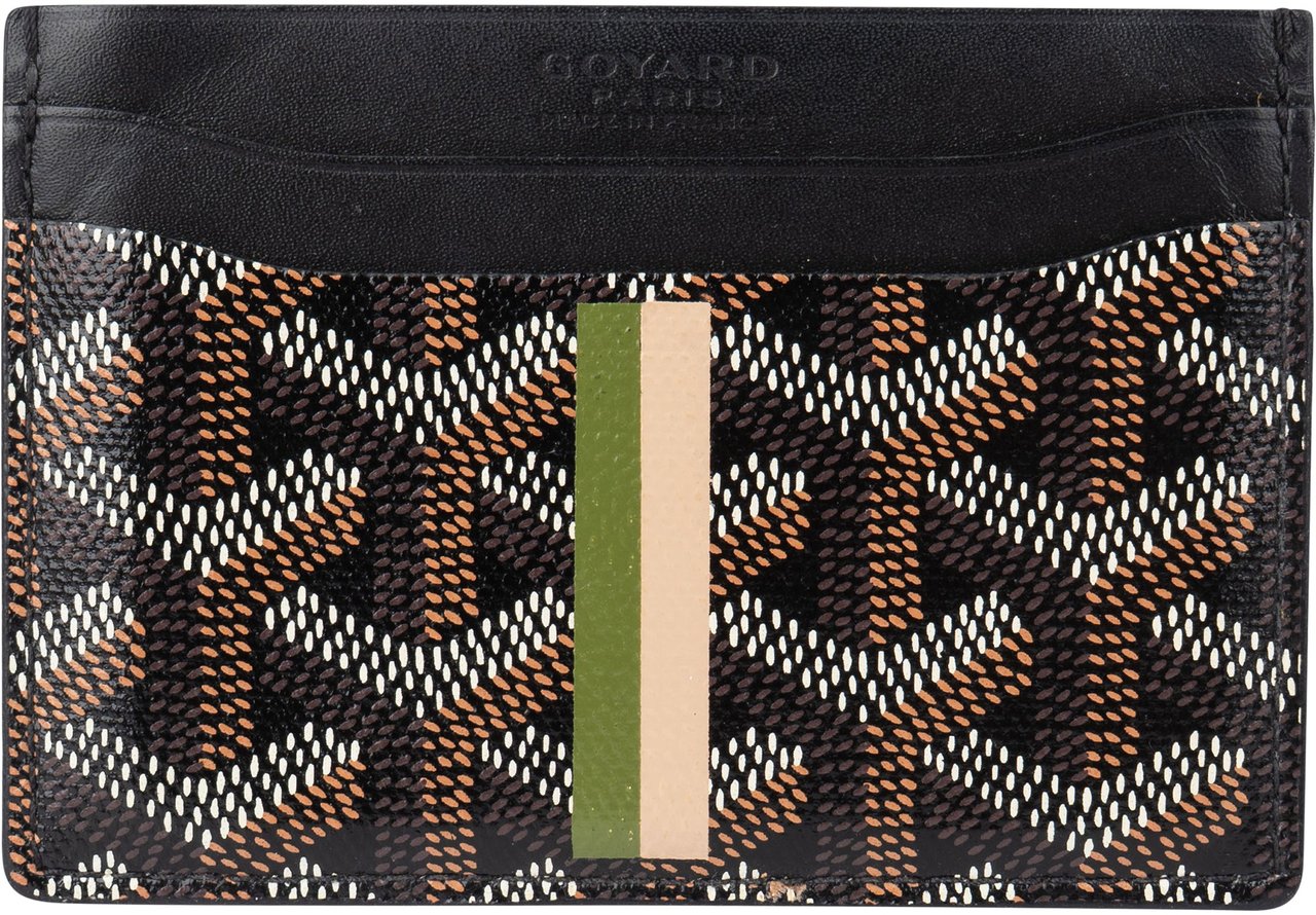 Goyard Goyard Noir Goyardine Monogram Cardholder Zwart