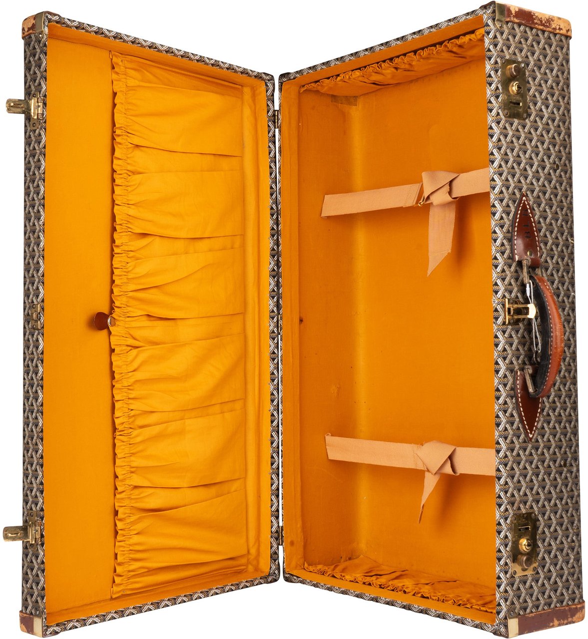 Goyard Goyard Goyardine Monogram Suitcase 80 Trunk Koffer Bruin