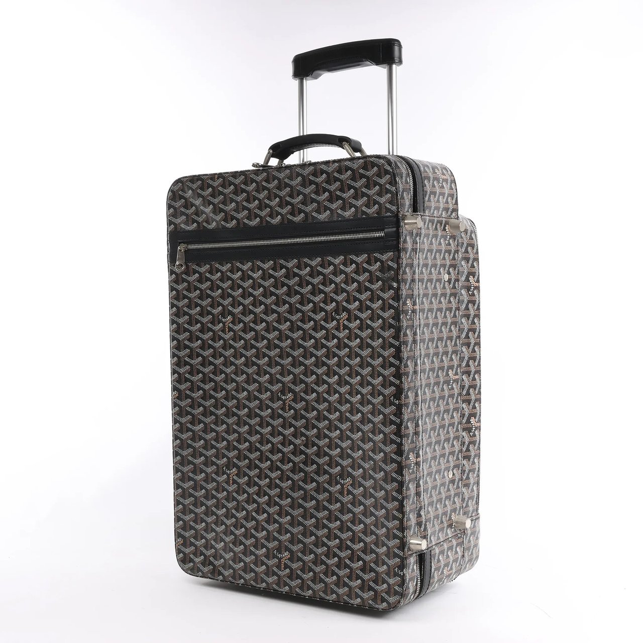 Goyard Goyard Trolle PM PVC x Leather Travel Bag in Brown Divers