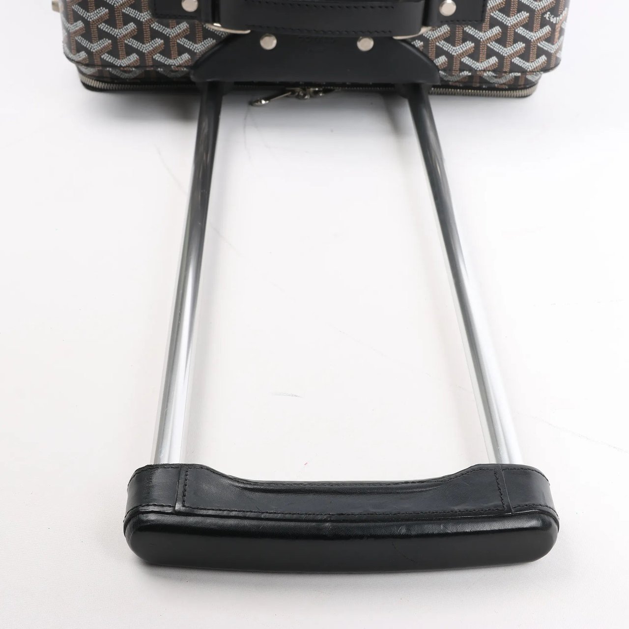 Goyard Goyard Trolle PM PVC x Leather Travel Bag in Brown Divers