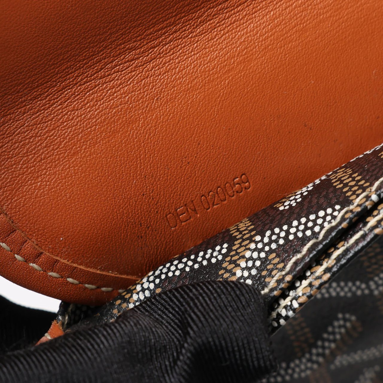 Goyard Goyard Saint Louis GM PVC & Leather Shoulder Bag in Brown Bruin