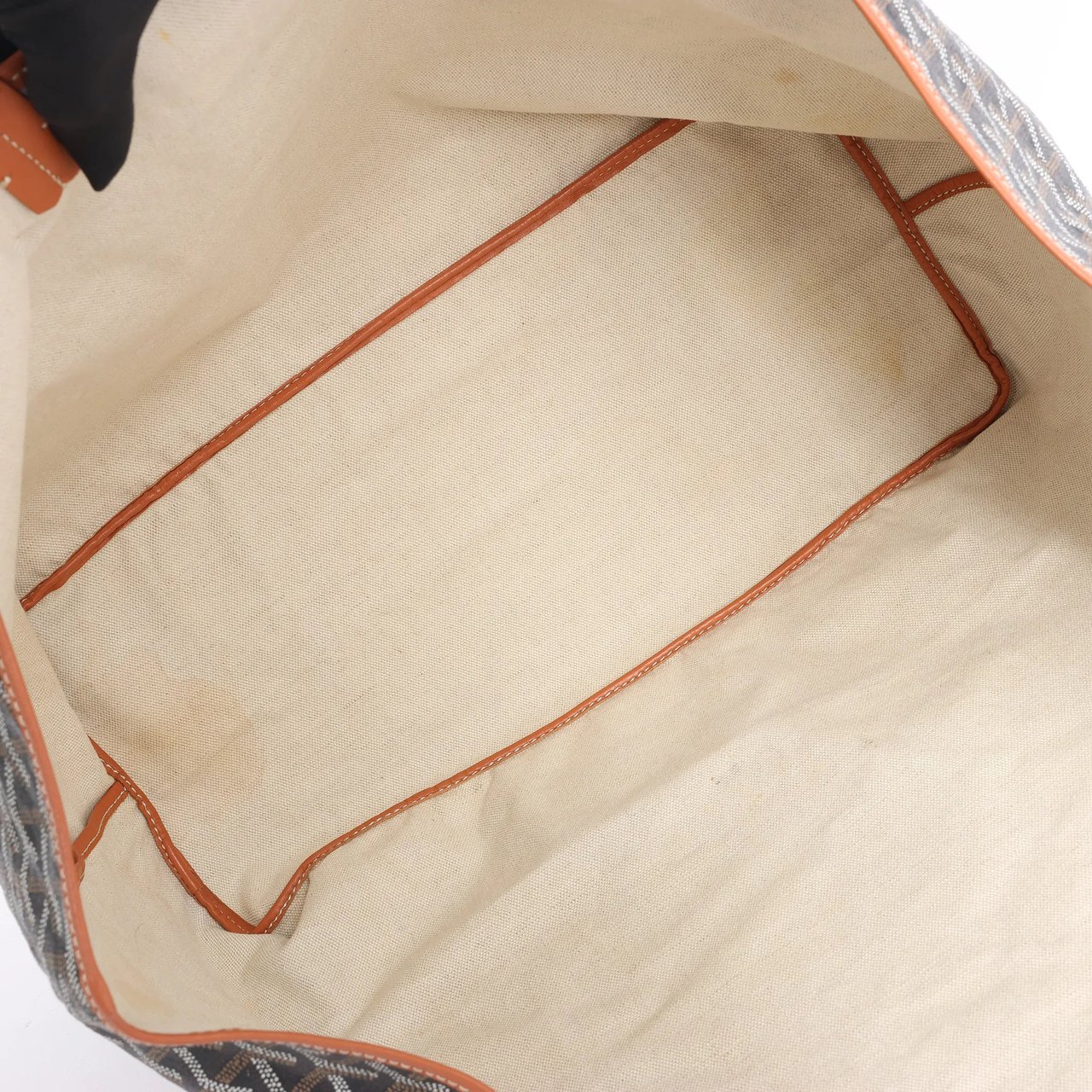 Goyard Goyard Saint Louis GM PVC & Leather Shoulder Bag in Brown Bruin