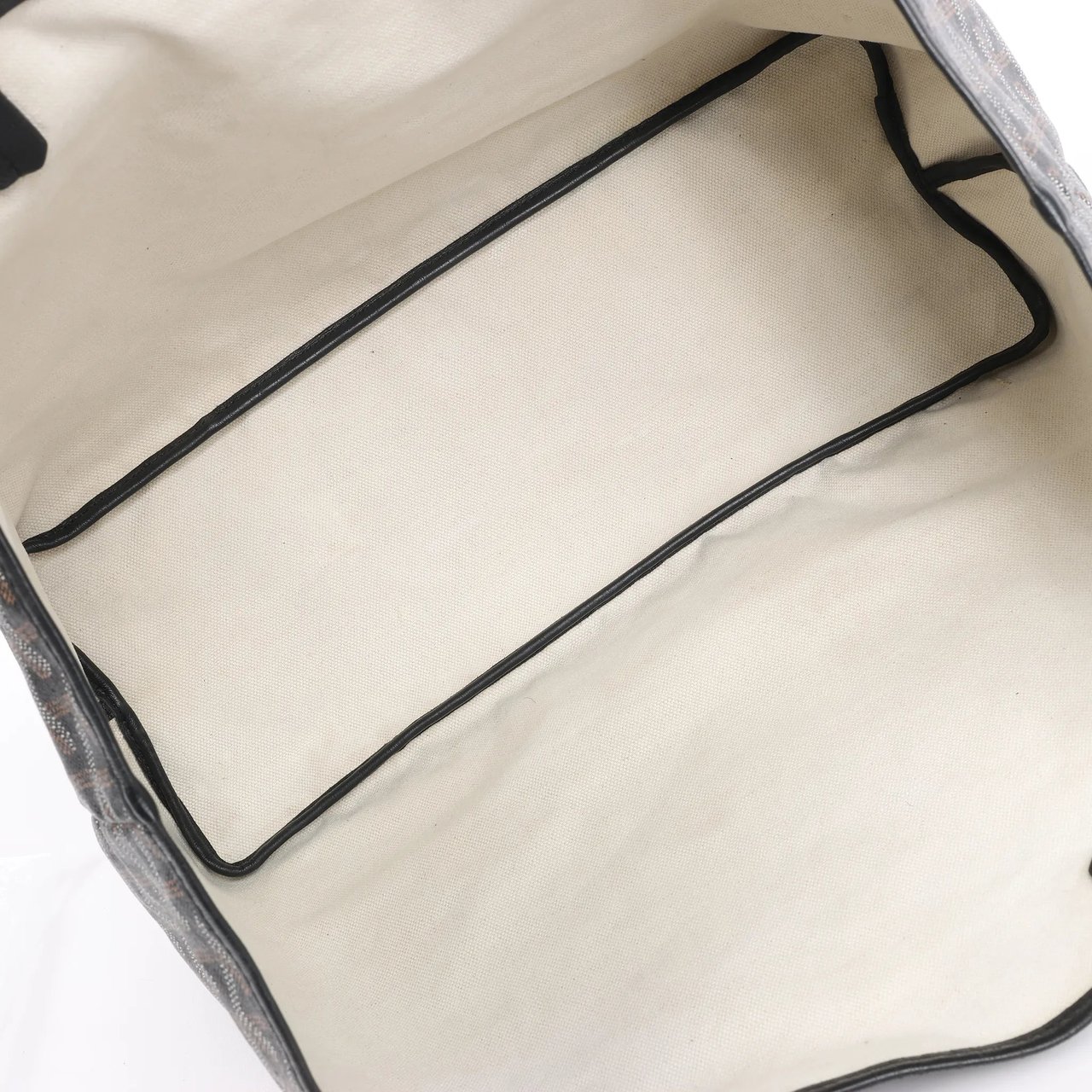 Goyard Goyard Saint Louis PM PVC & Leather Shoulder Bag in Black Divers