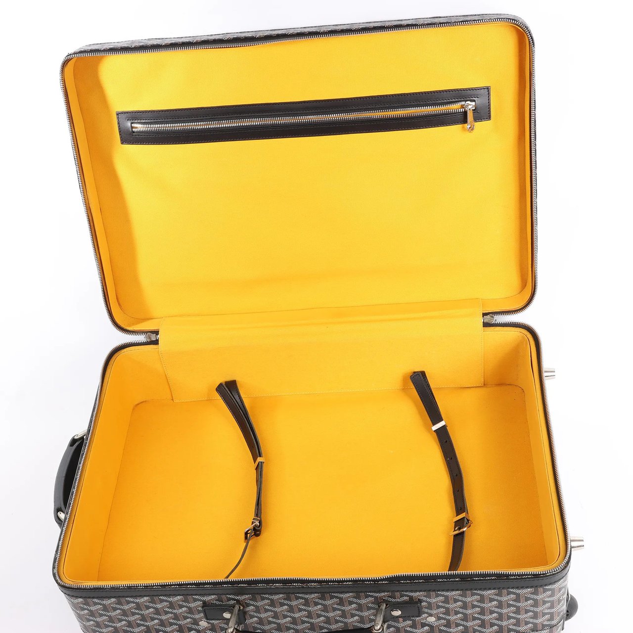 Goyard Goyard Trolle PM PVC x Leather Travel Bag in Brown Divers