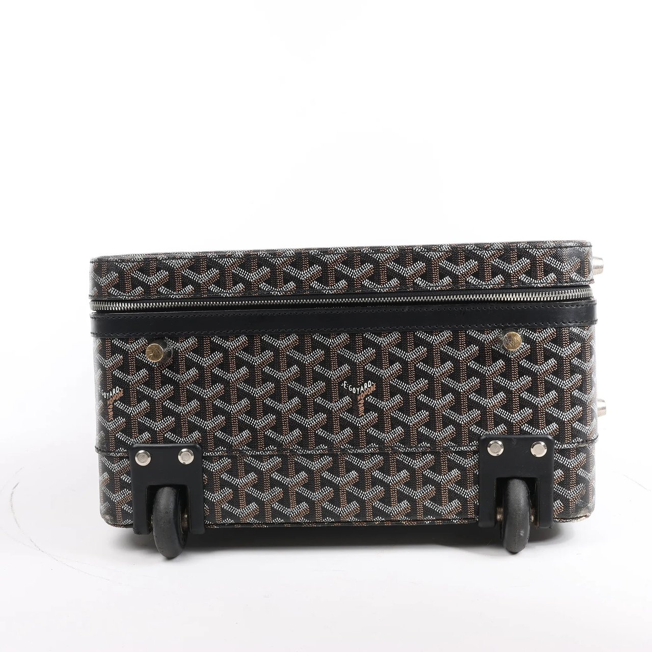 Goyard Goyard Trolle PM PVC x Leather Travel Bag in Brown Divers
