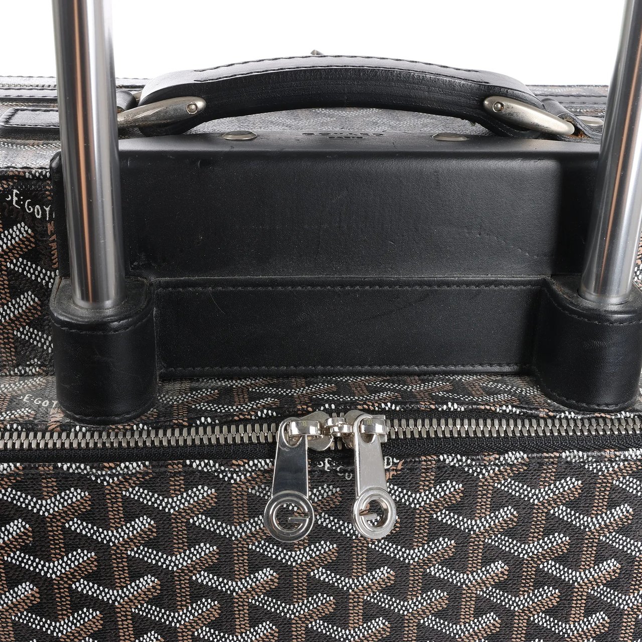 Goyard Goyard Trolle PM PVC x Leather Travel Bag in Brown Divers