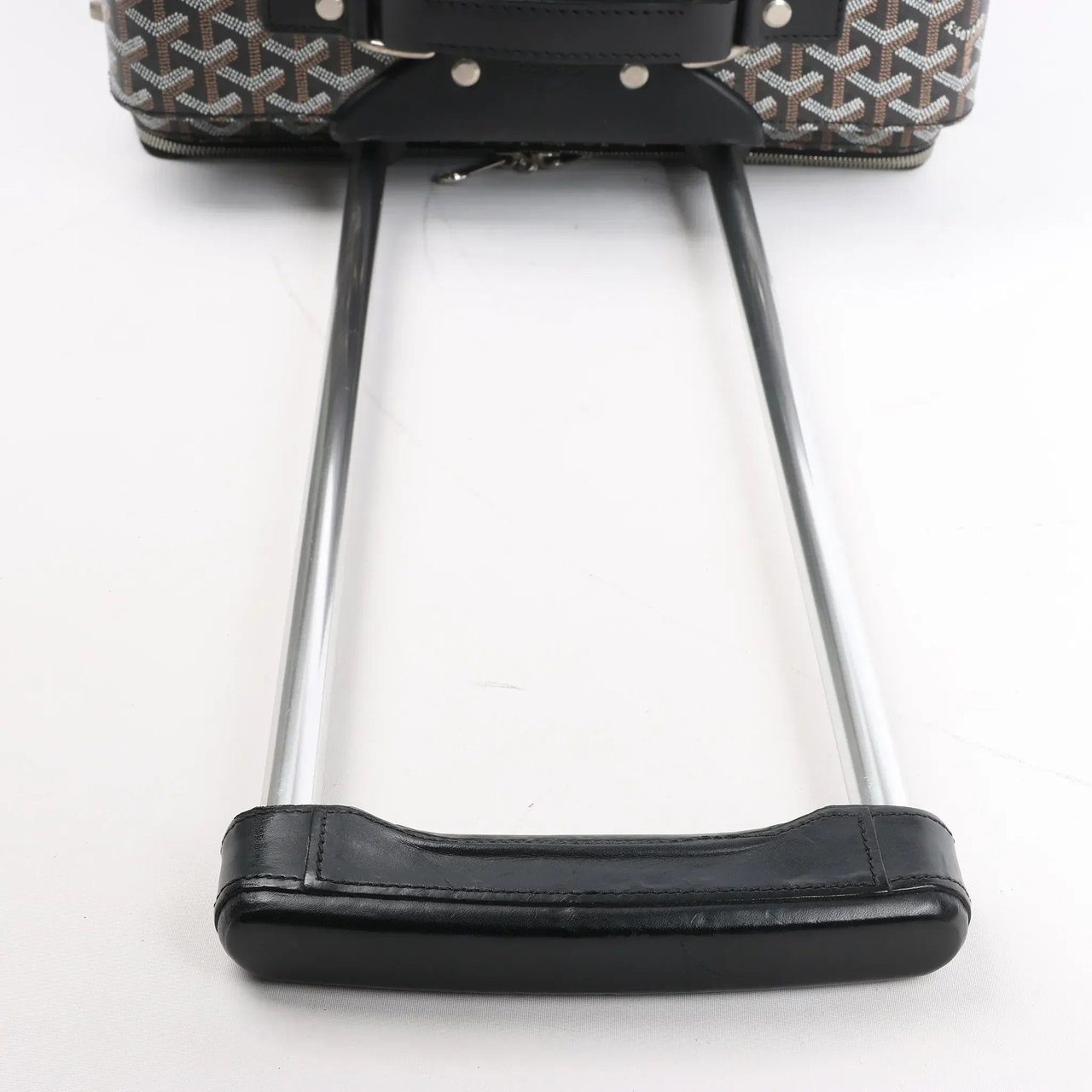 Goyard Goyard Trolle PM PVC x Leather Travel Bag in Brown Divers