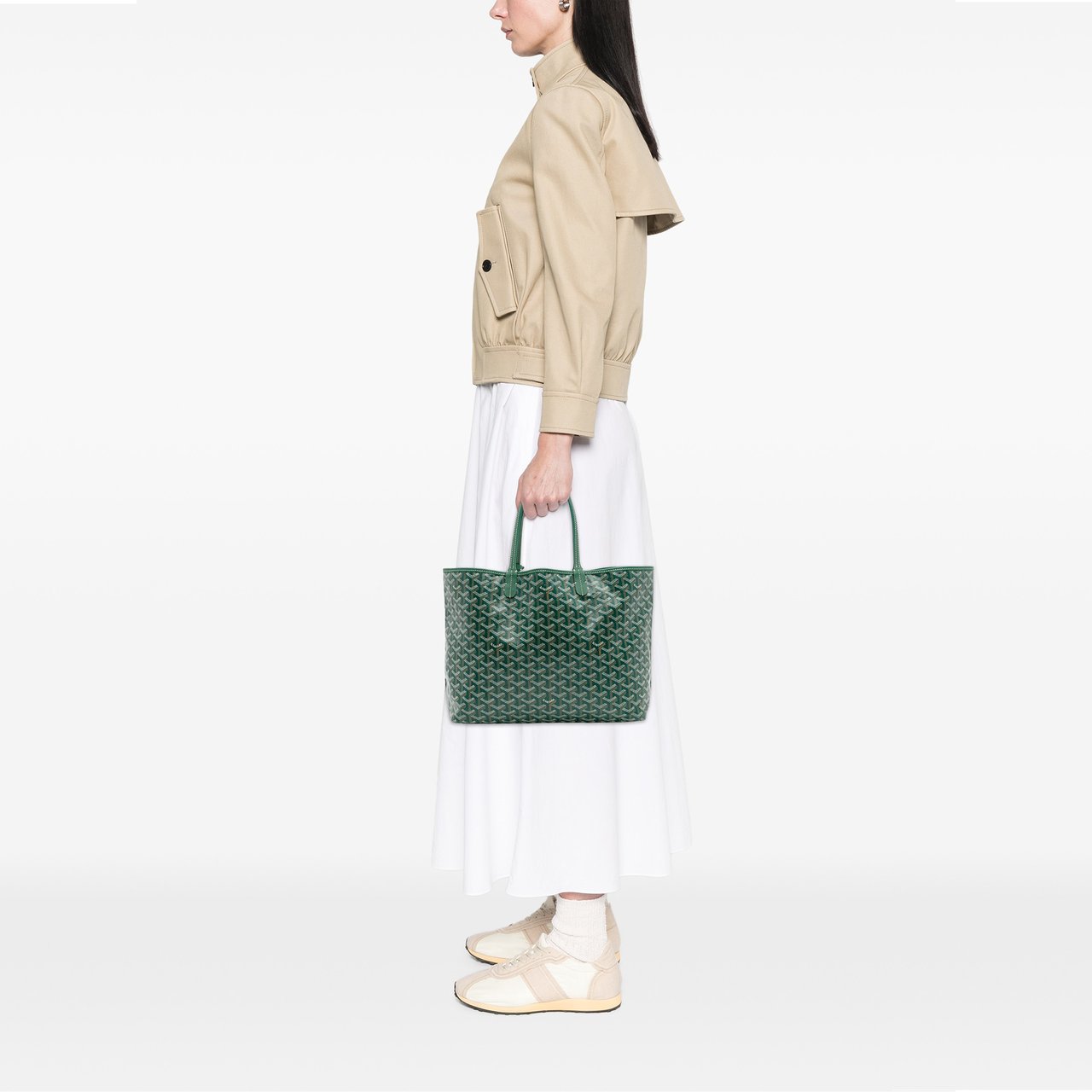 Goyard Goyardine Saint Louis PM Groen