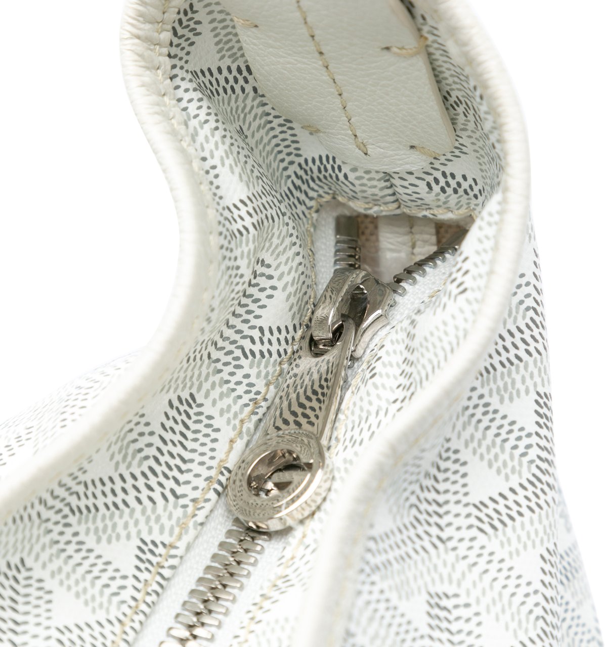 Goyard Goyardine Boheme Hobo Wit