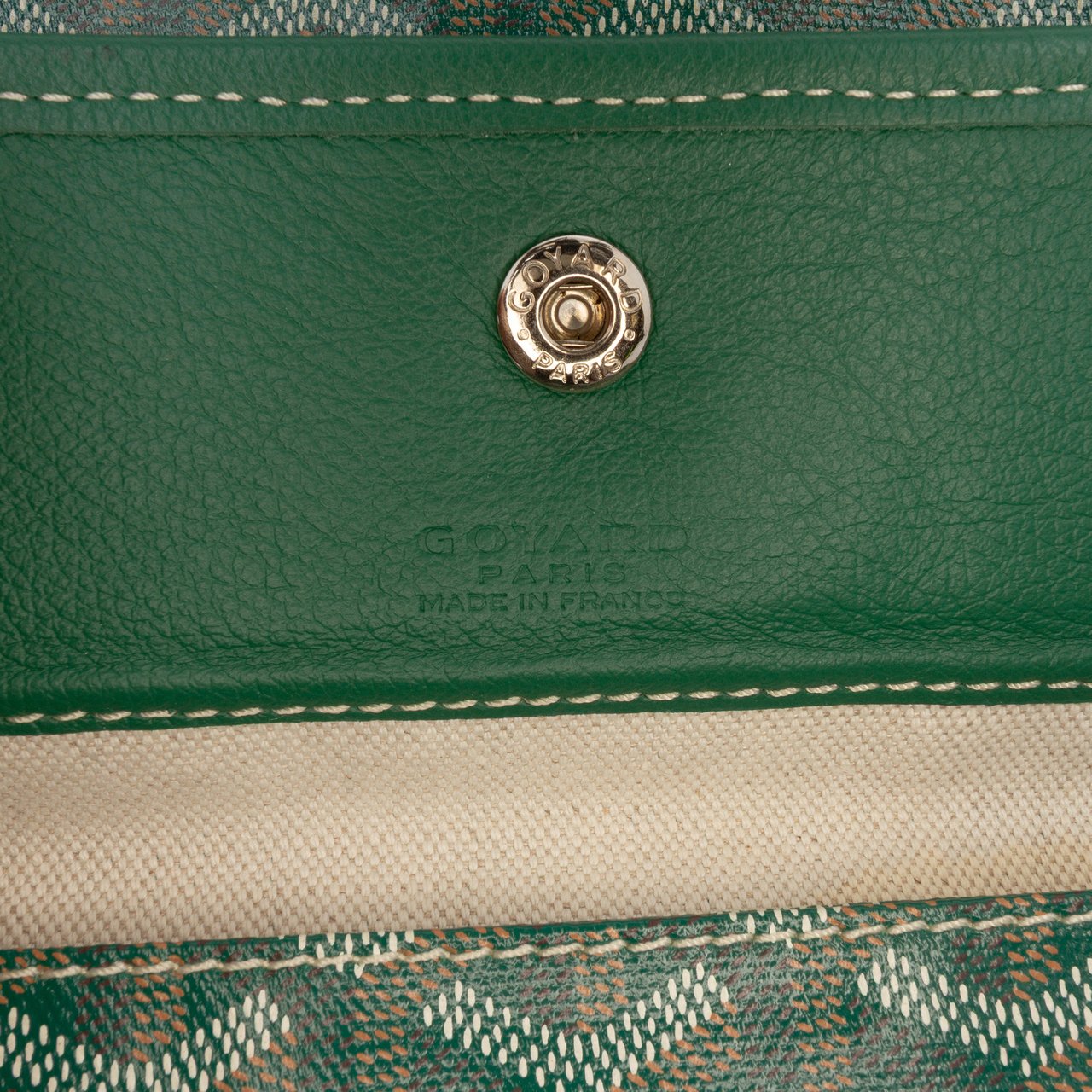 Goyard Goyardine Saint Louis PM Groen