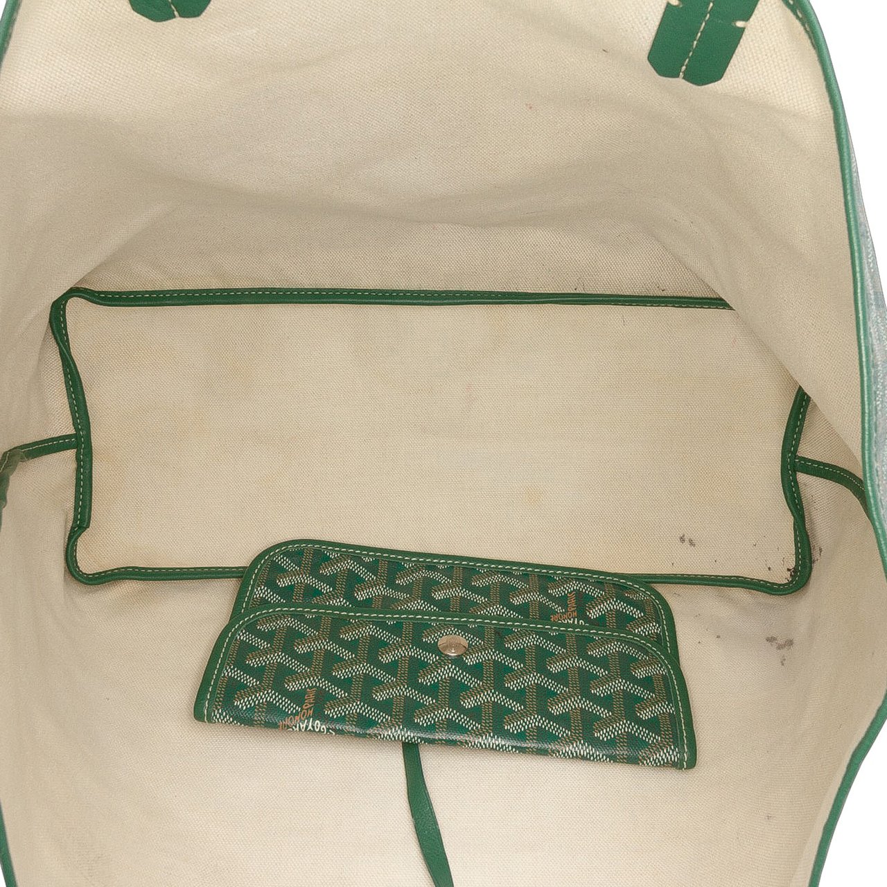 Goyard Goyardine Saint Louis PM Groen