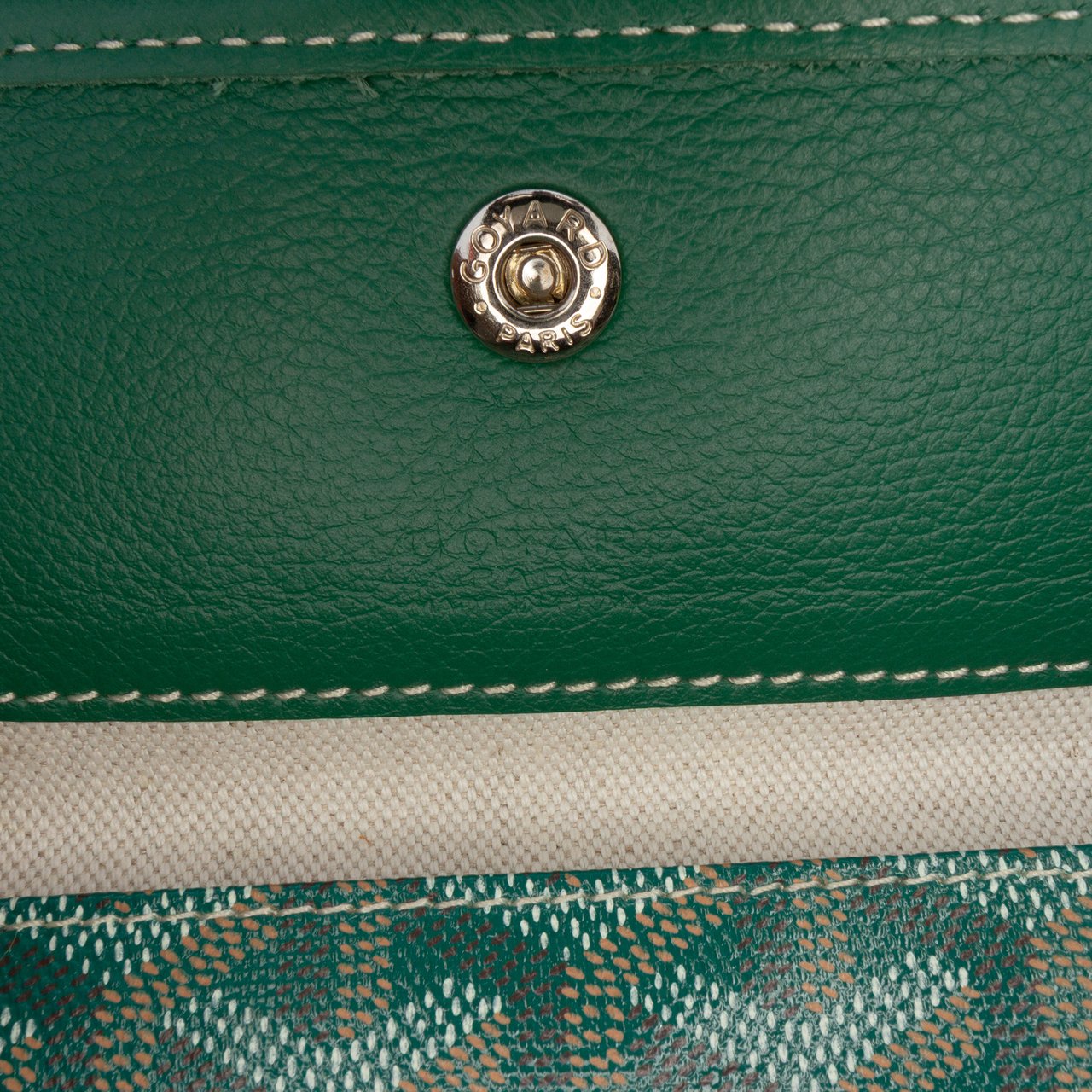 Goyard Goyardine Saint Louis PM Groen