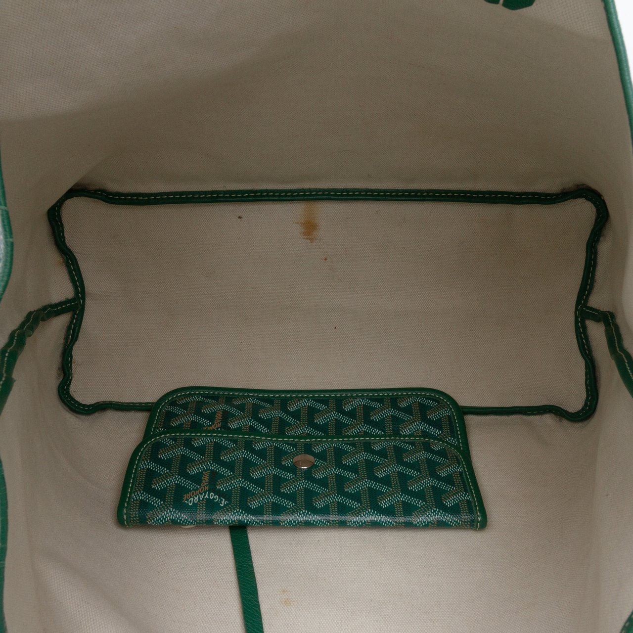 Goyard Goyardine Saint Louis PM Groen