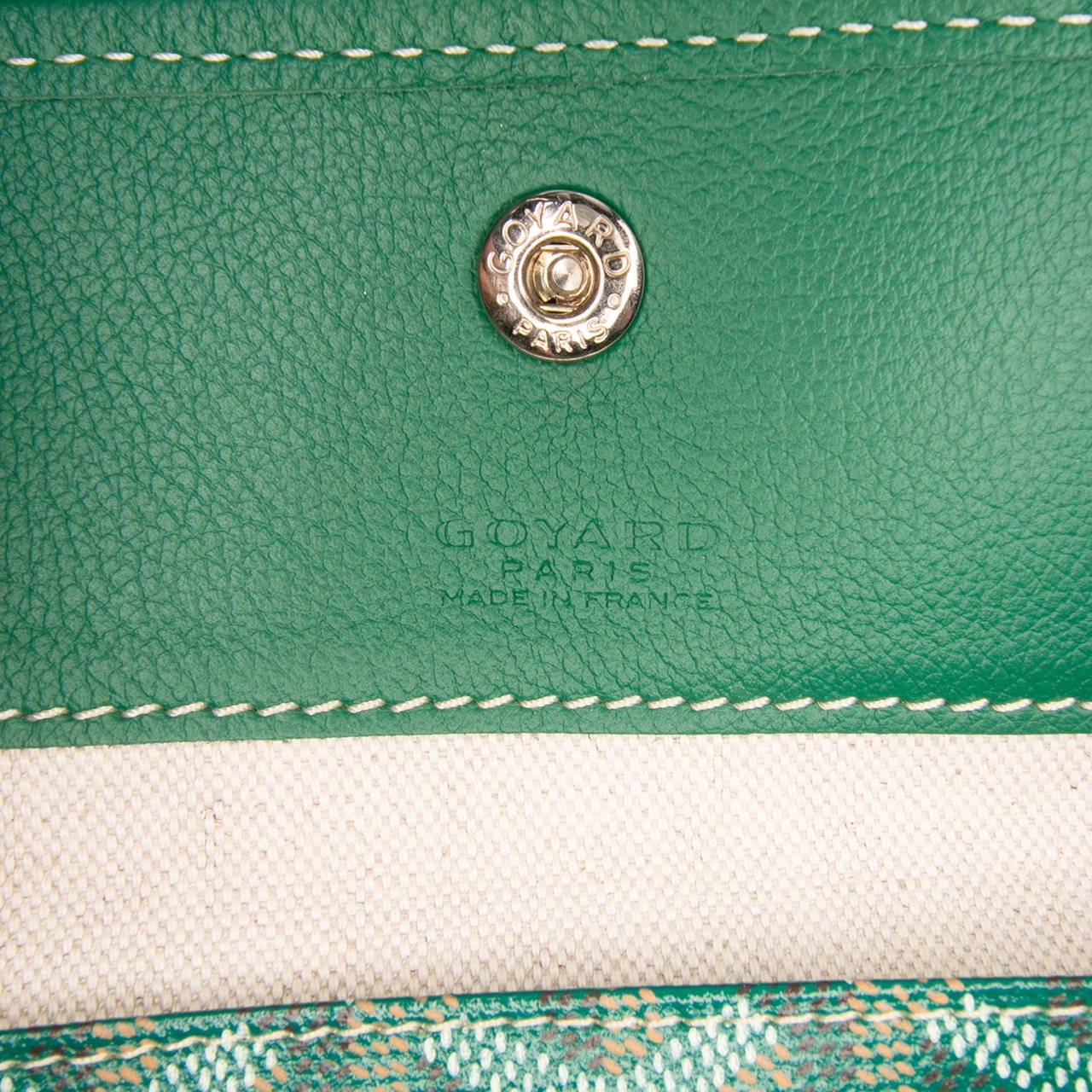 Goyard Goyardine Saint Louis PM Groen