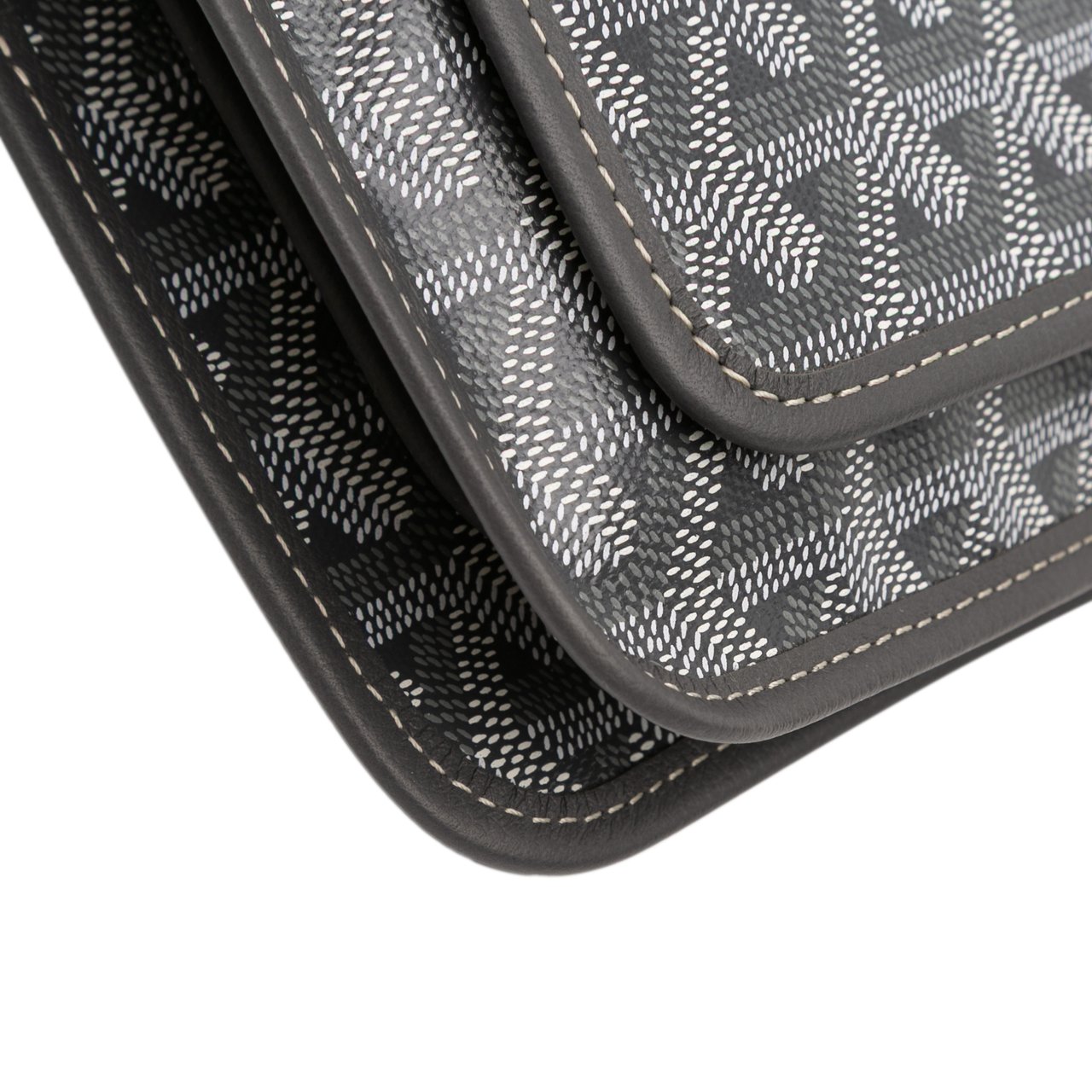 Goyard Goyardine Plumet Pocket Wallet Grijs